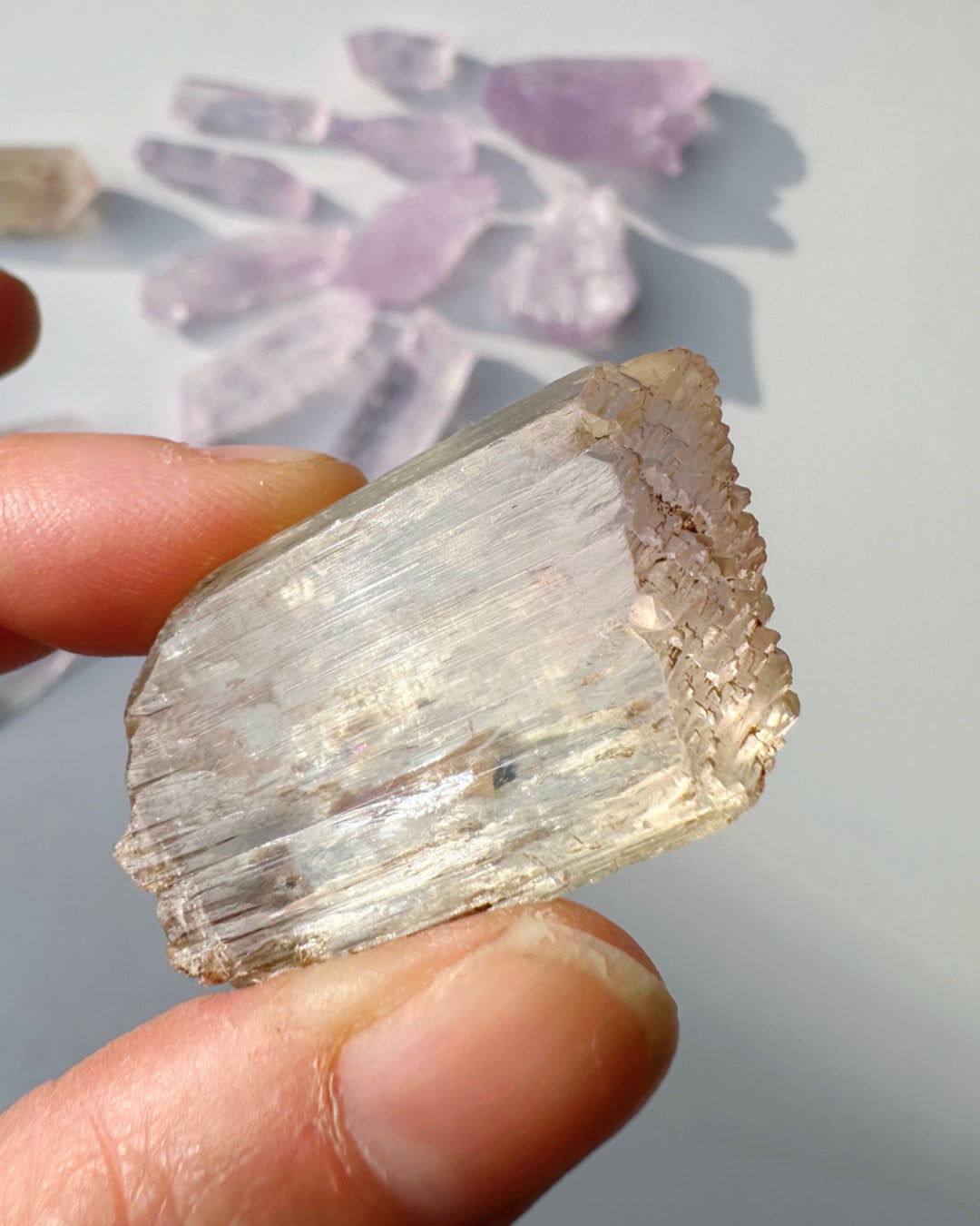 Raw Kunzite