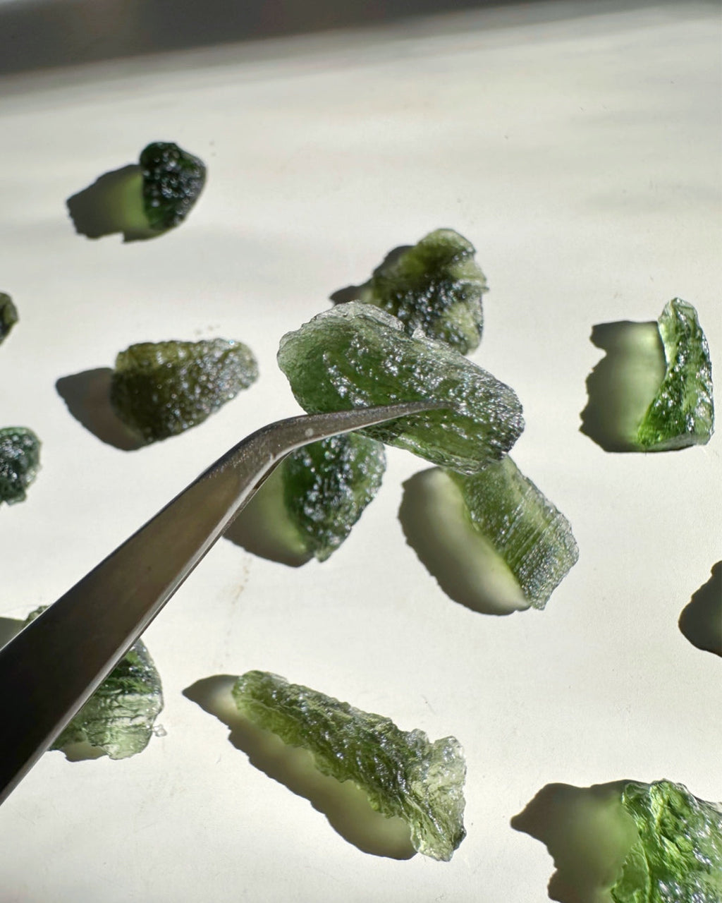 Chlum Moldavite #8 - AA