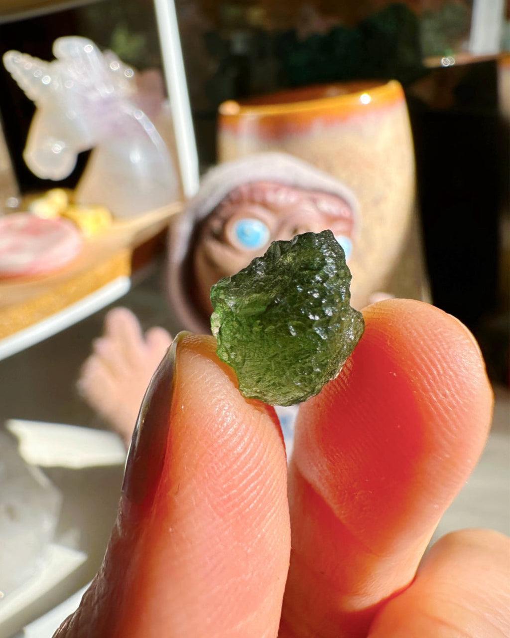 Chlum Moldavite #7 - AA