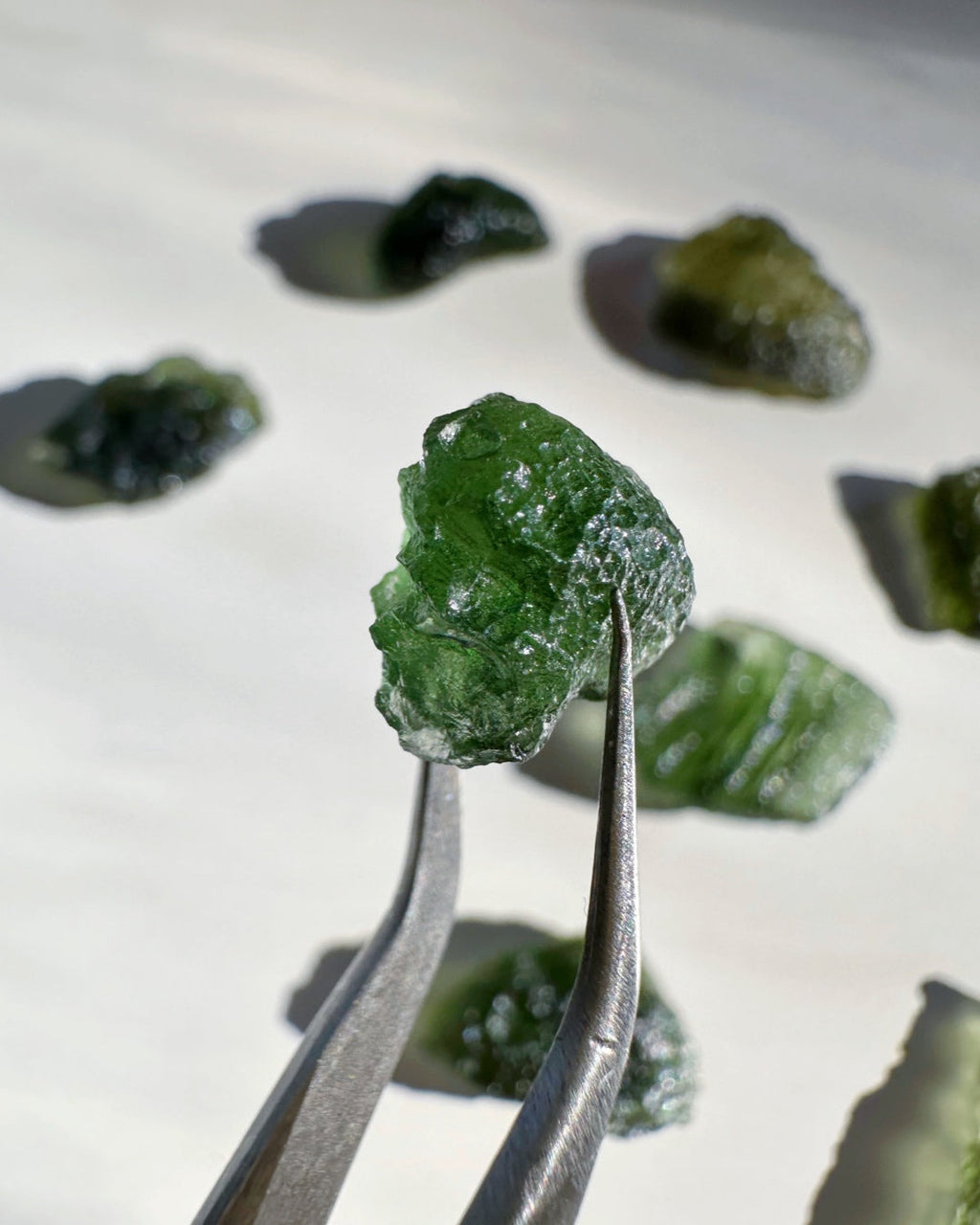 Chlum Moldavite #7 - AA
