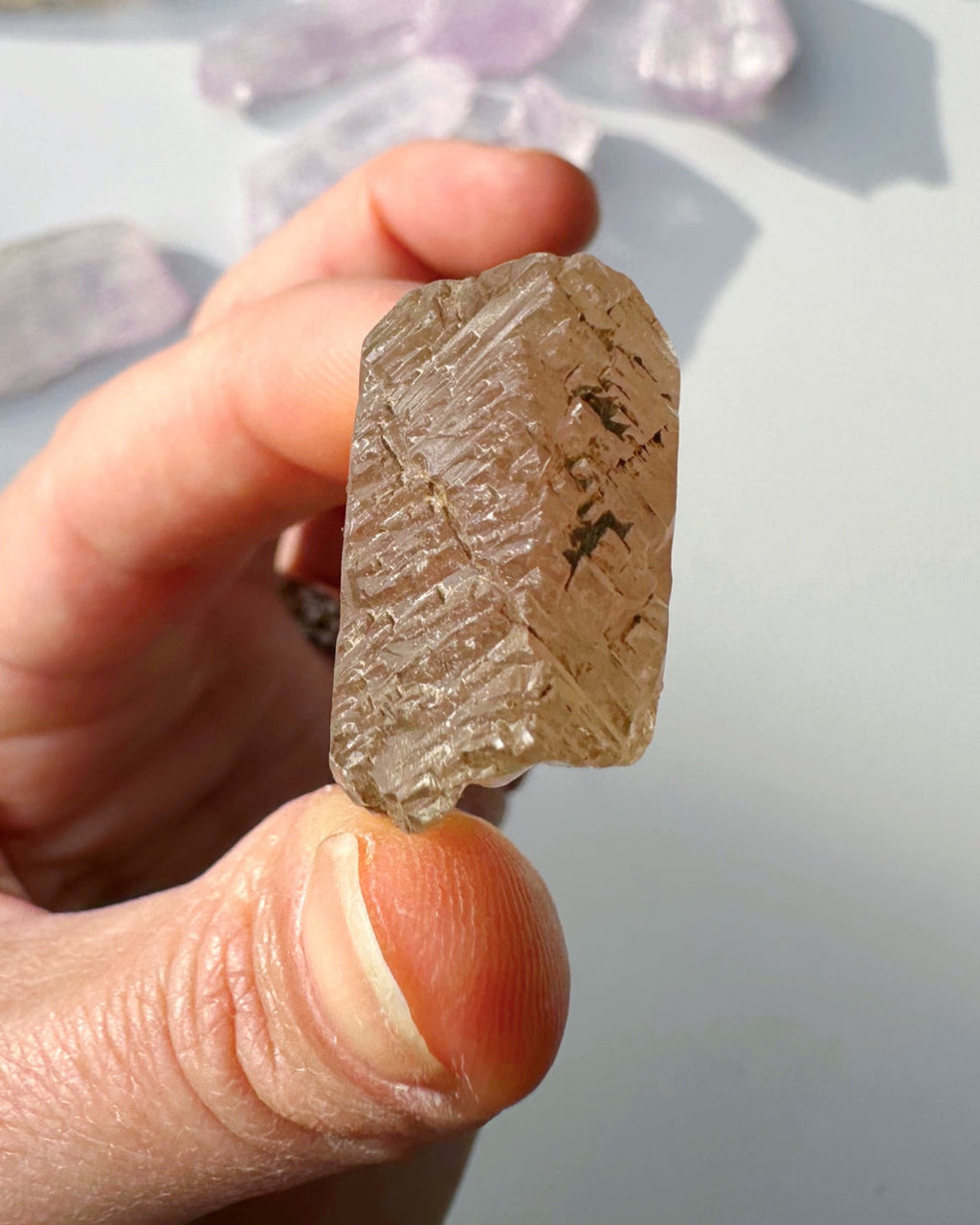 Raw Kunzite