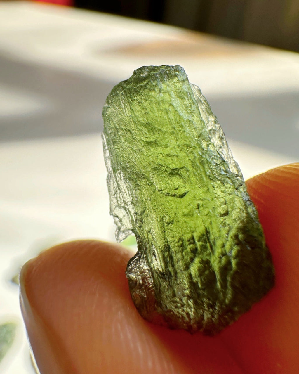 Chlum Moldavite #8 - AA