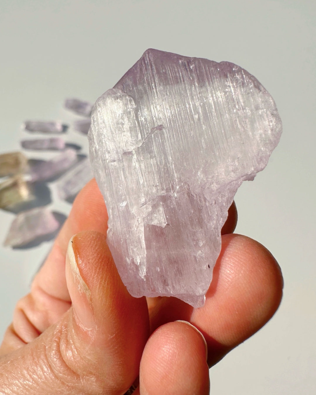 Raw Kunzite