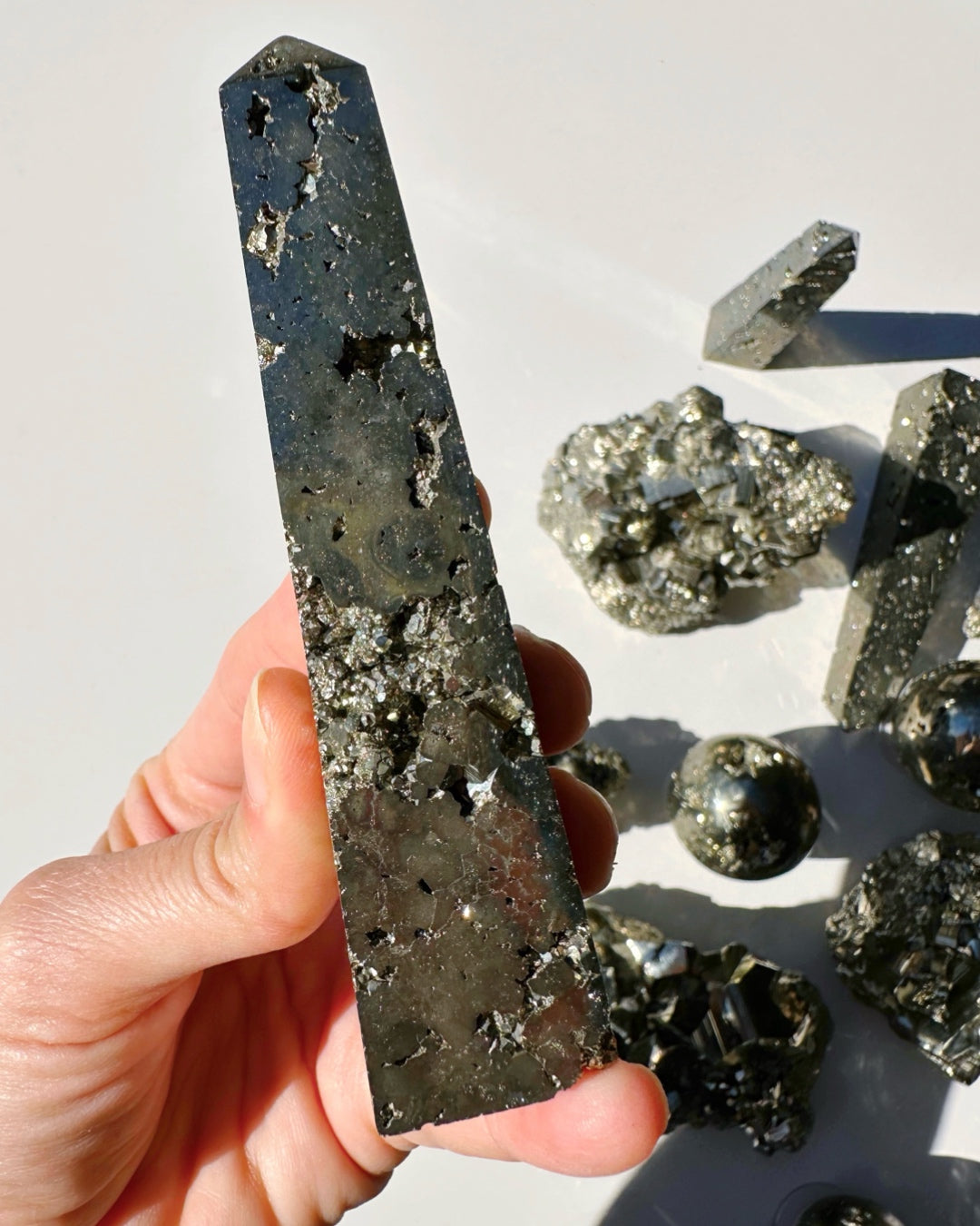 Pyrite Obelisk