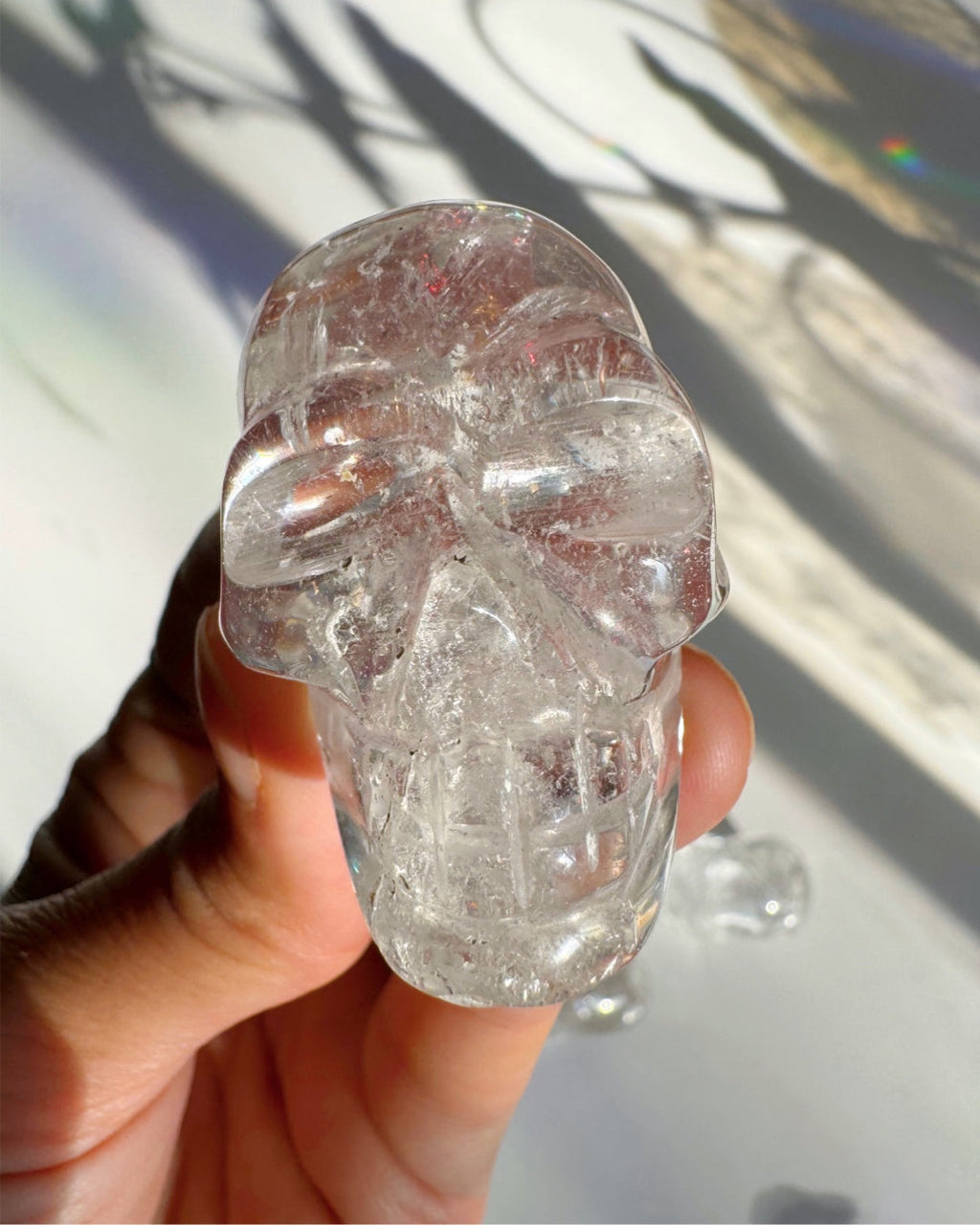 Clear Quartz Skull
