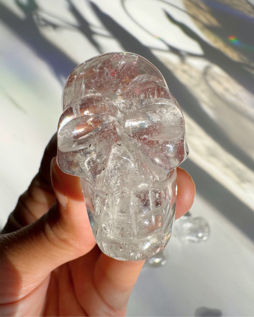 Clear Quartz Skull