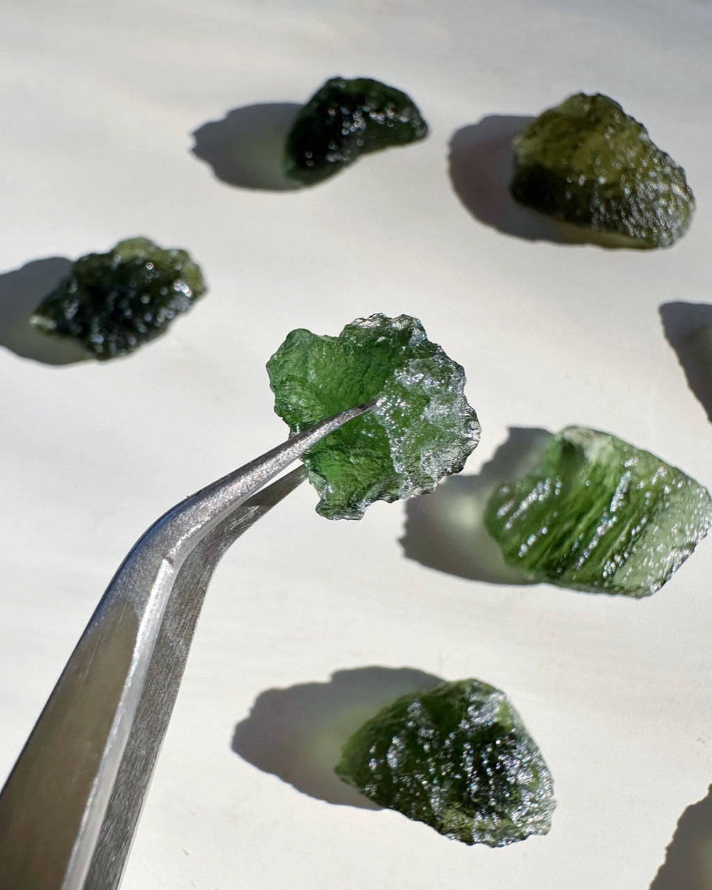 Chlum Moldavite #7 - AA