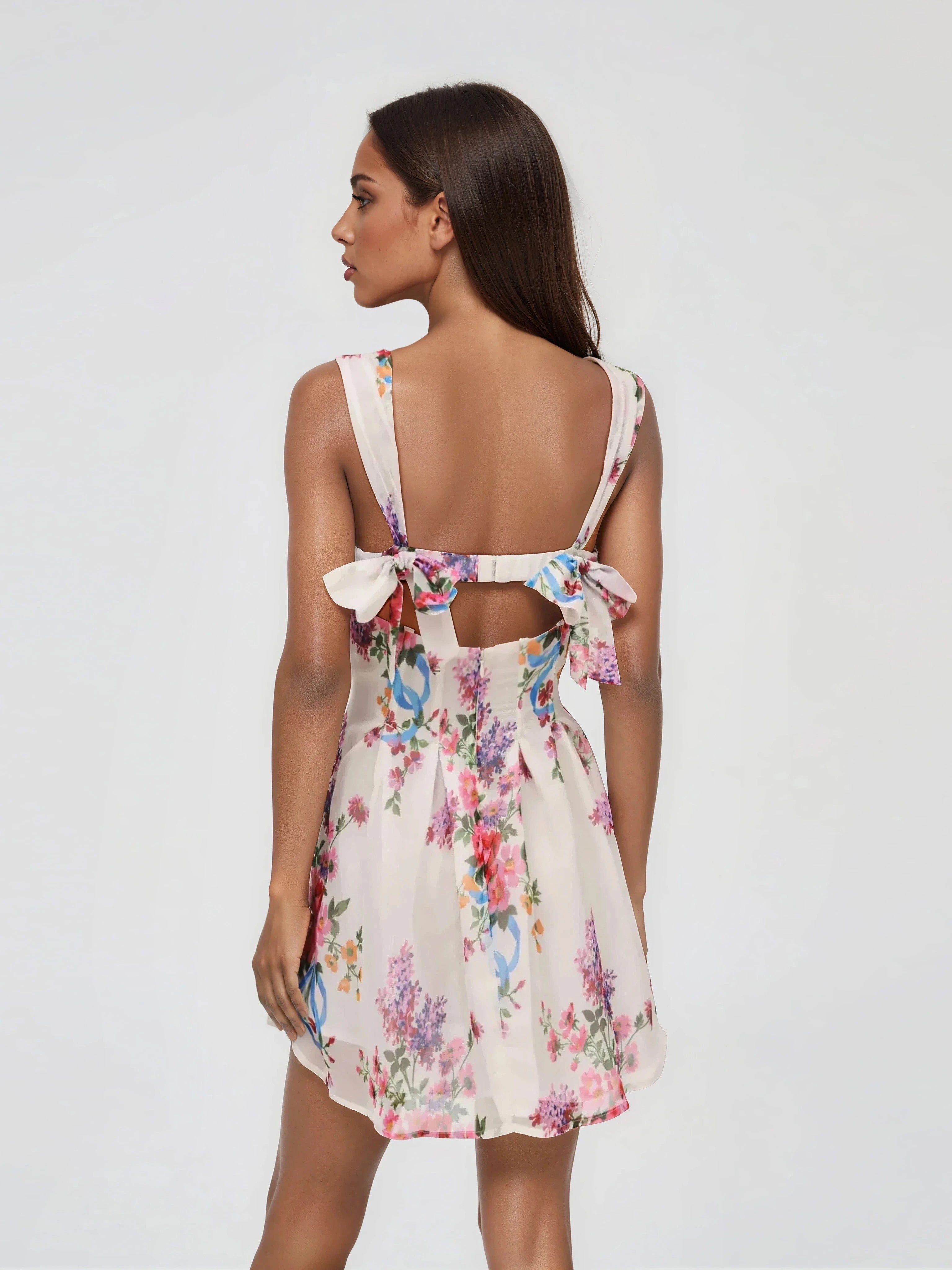 August Mini Dress – White
