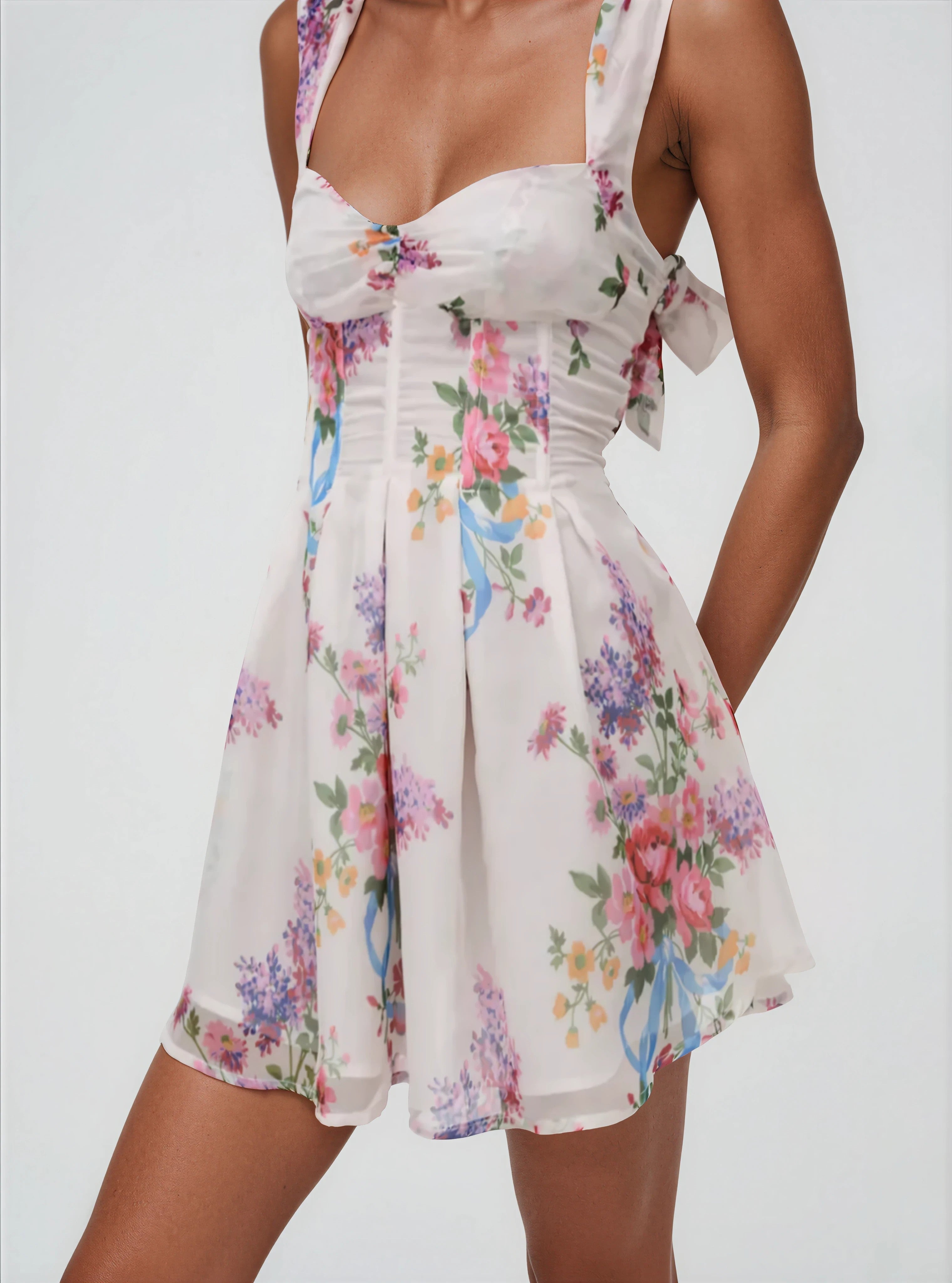 August Mini Dress – White