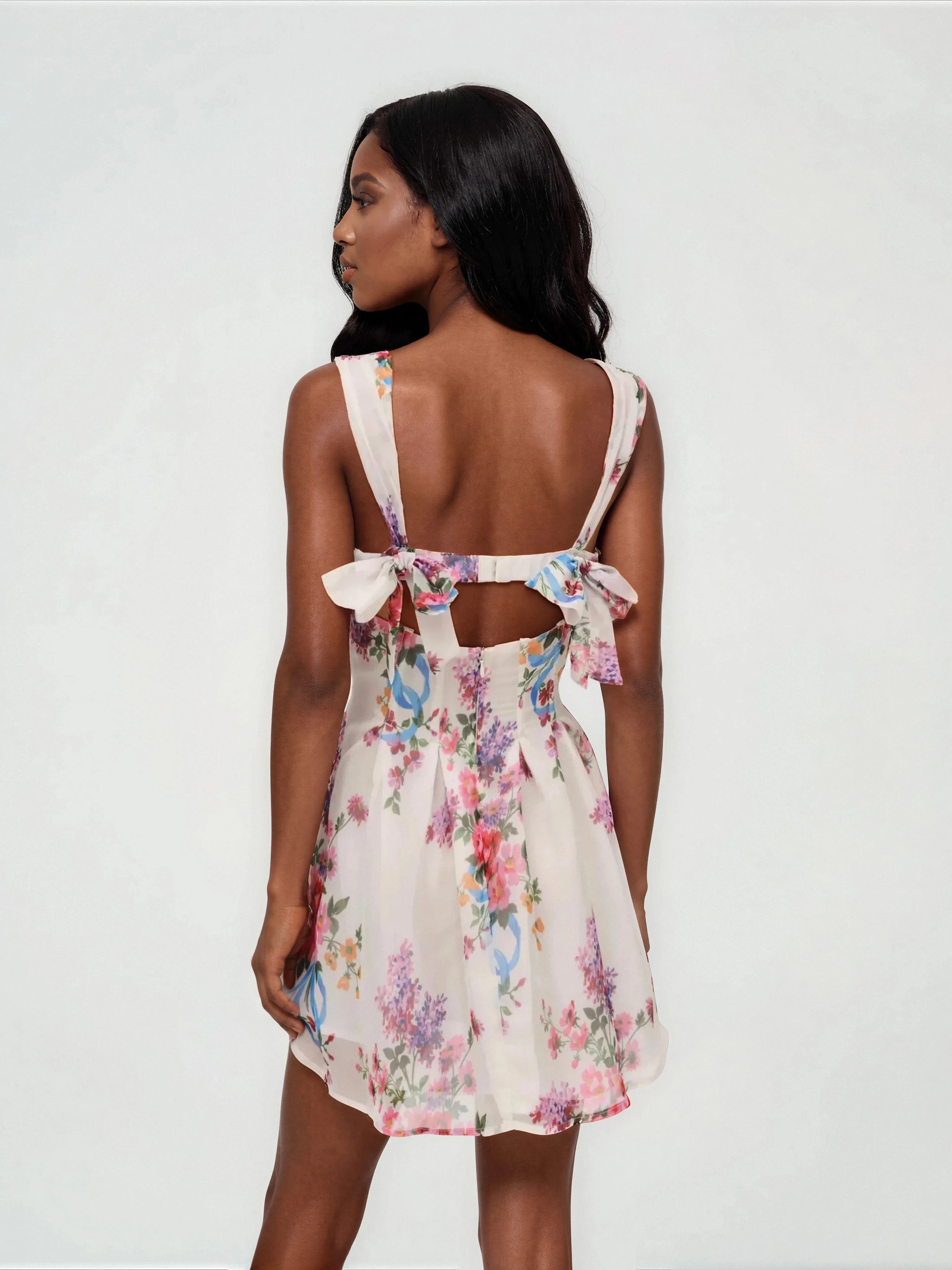 August Mini Dress – White