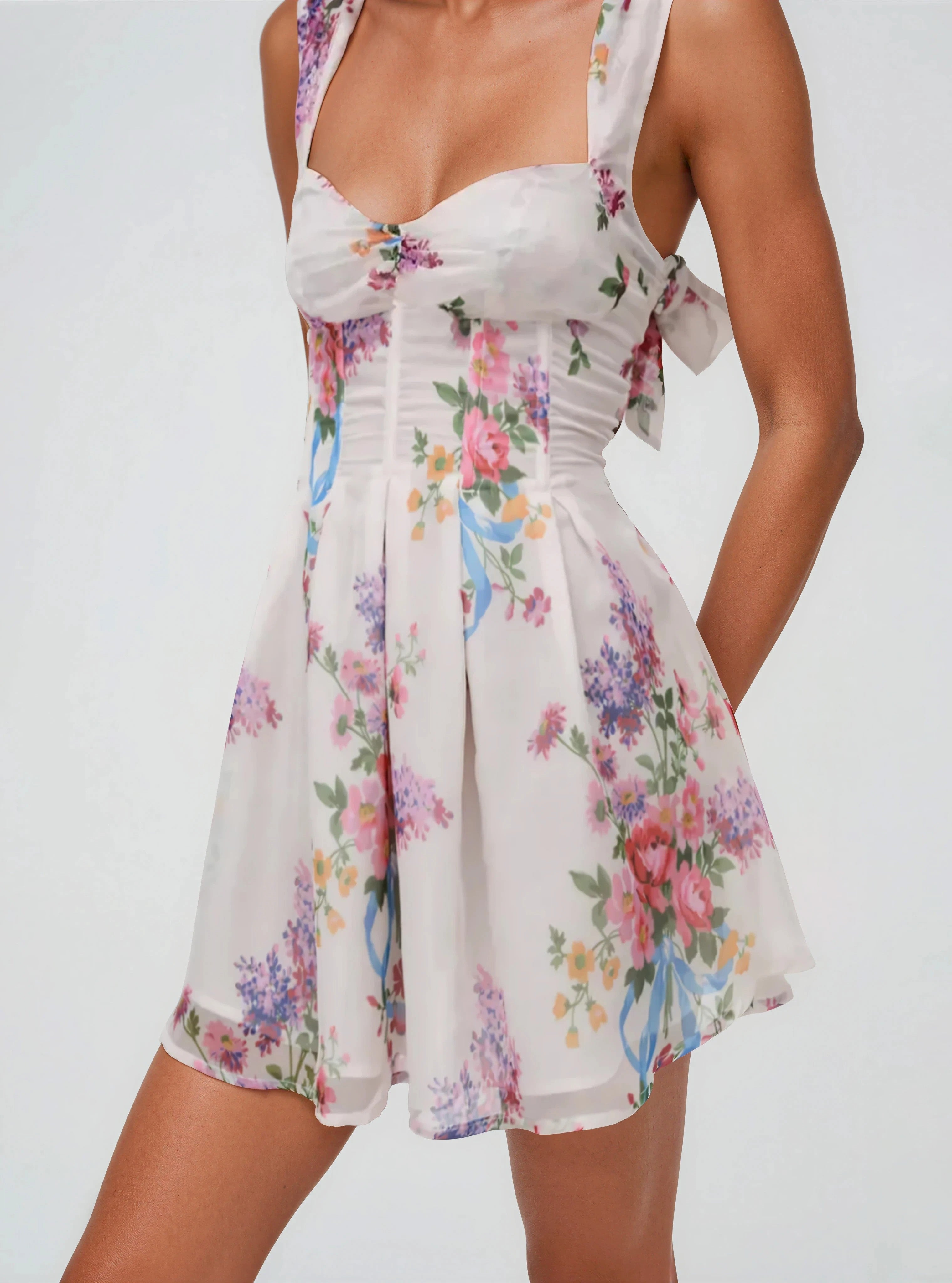 August Mini Dress – White