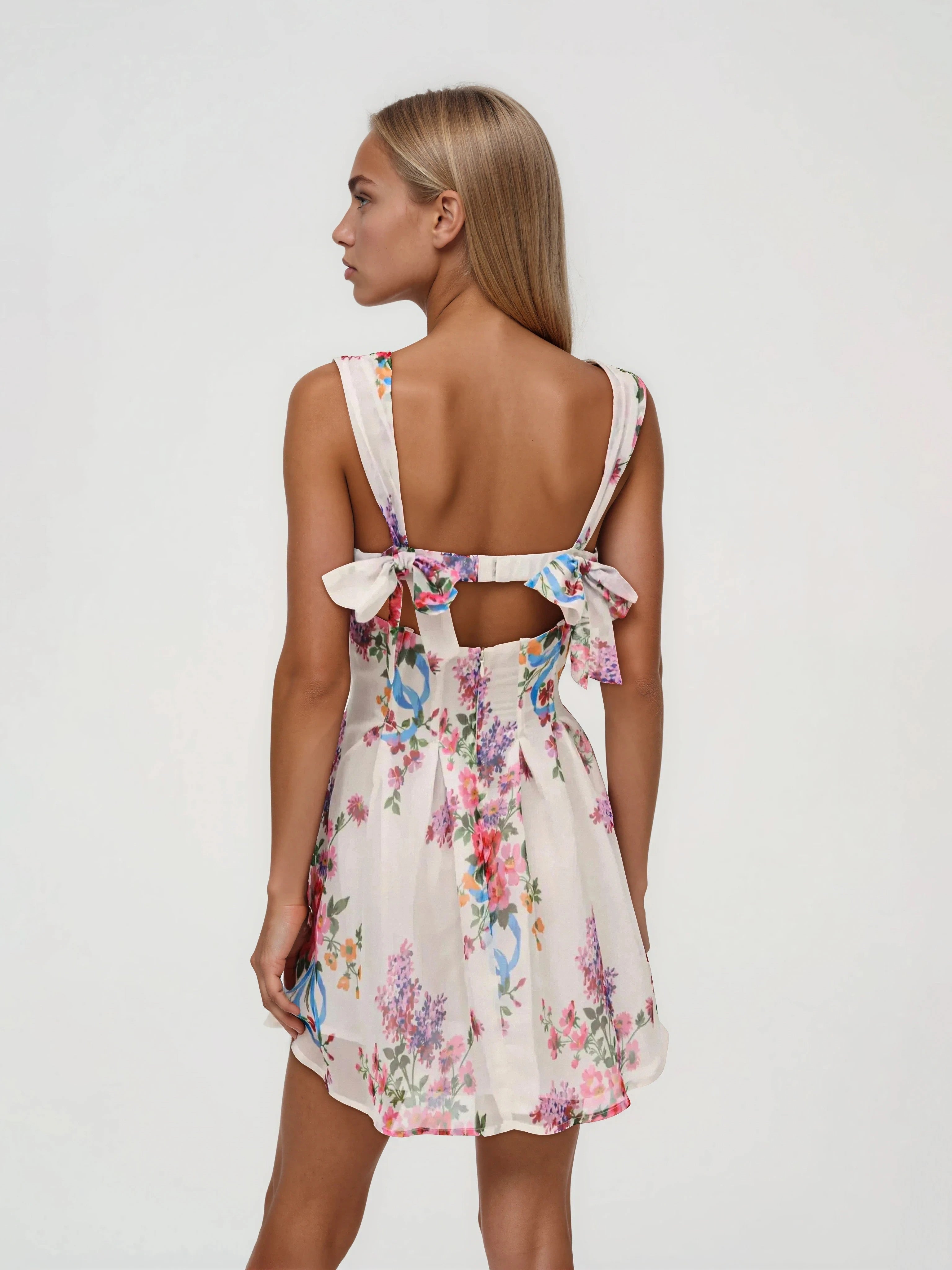 August Mini Dress – White