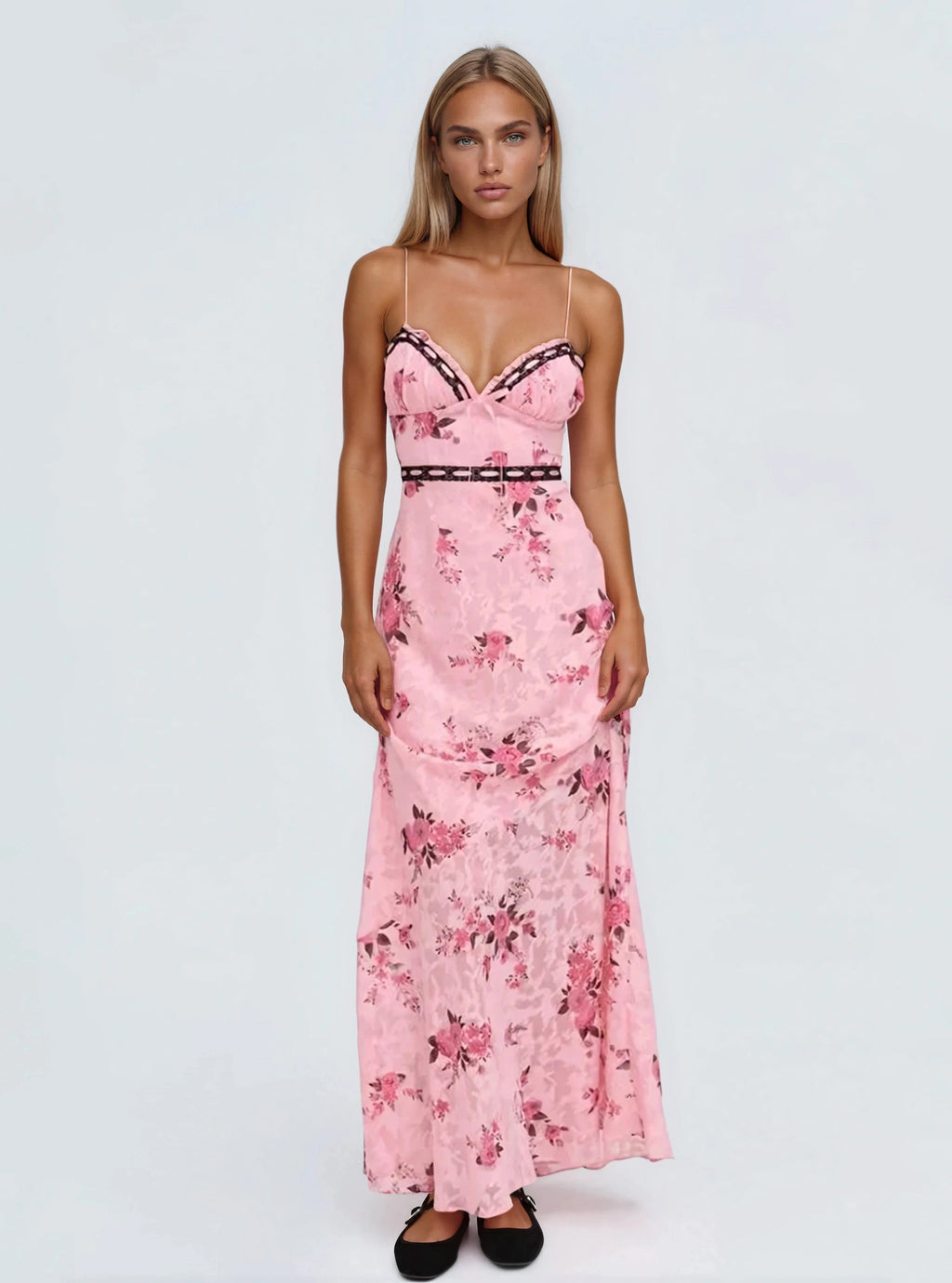 Guinevere Maxi Dress - Pink