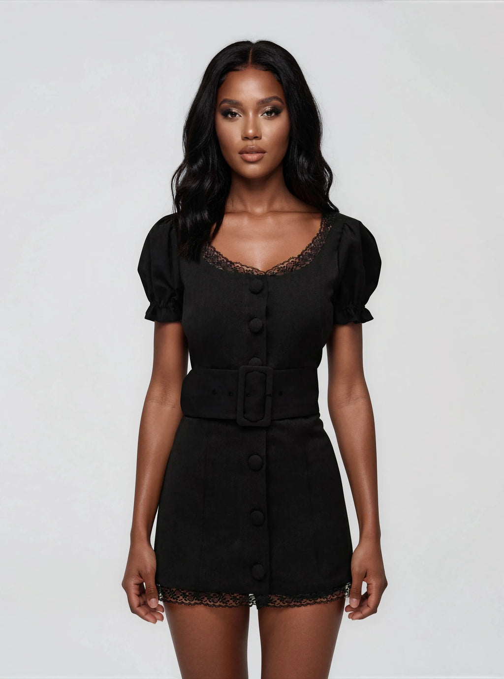 Shawna Mini Dress – Black
