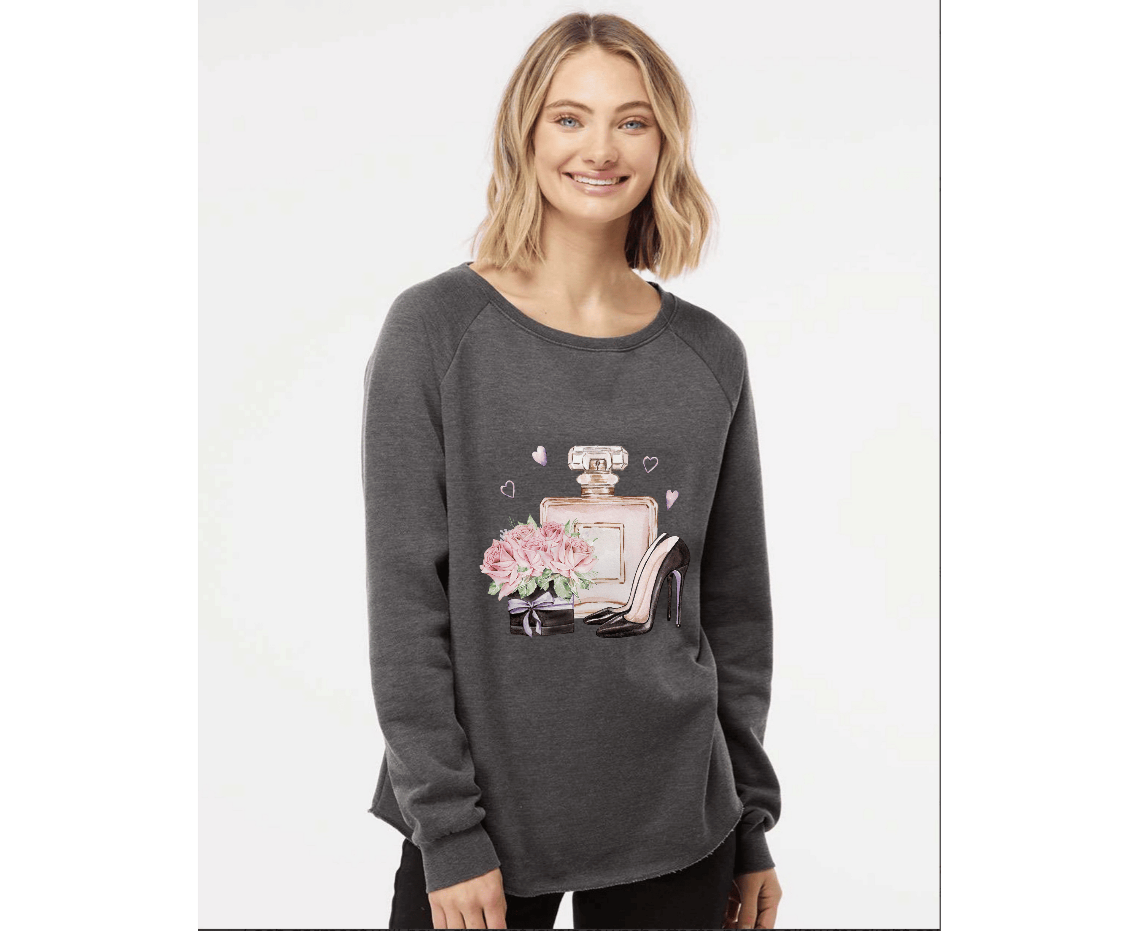 Customizable: Floral Vibes Rich Girl Sweatshirt