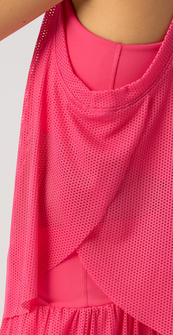 BERRY VEIL MESH TANK