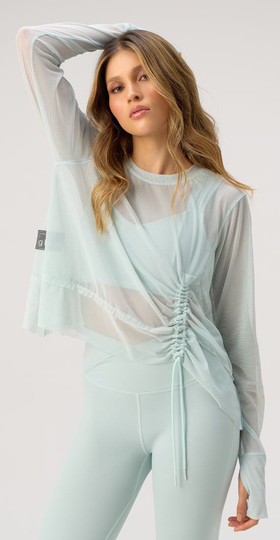 SEA WHISPER MESH HOODIE