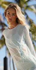 SEA WHISPER MESH HOODIE