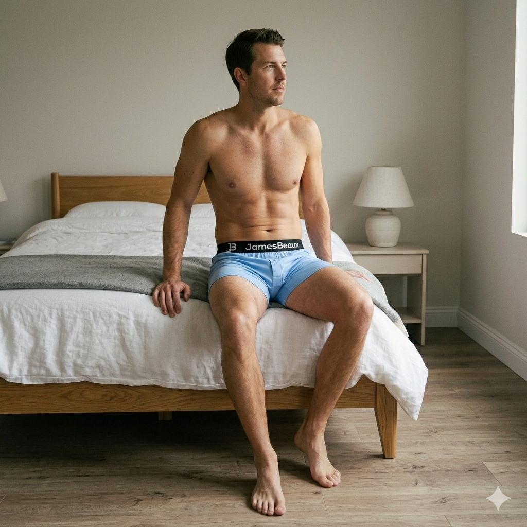 Men's Bamboo Anti-Chafing & Breathable Boxer Shorts (3-Pack) | Blue
