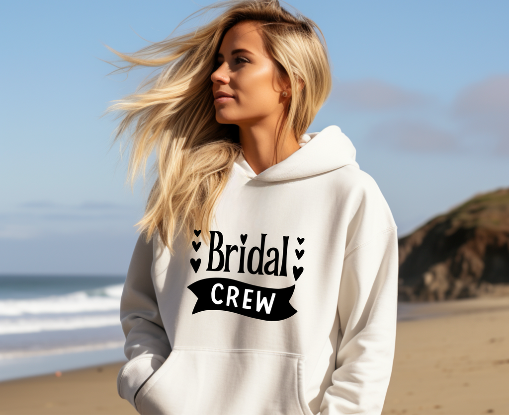 Customizable: Bridal Crew Hoodie Sweatshirt