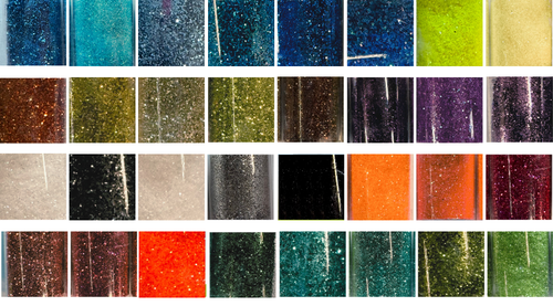 * Glitter Sample Pack - 32 Ultra Fine Glitter Holographic Colors