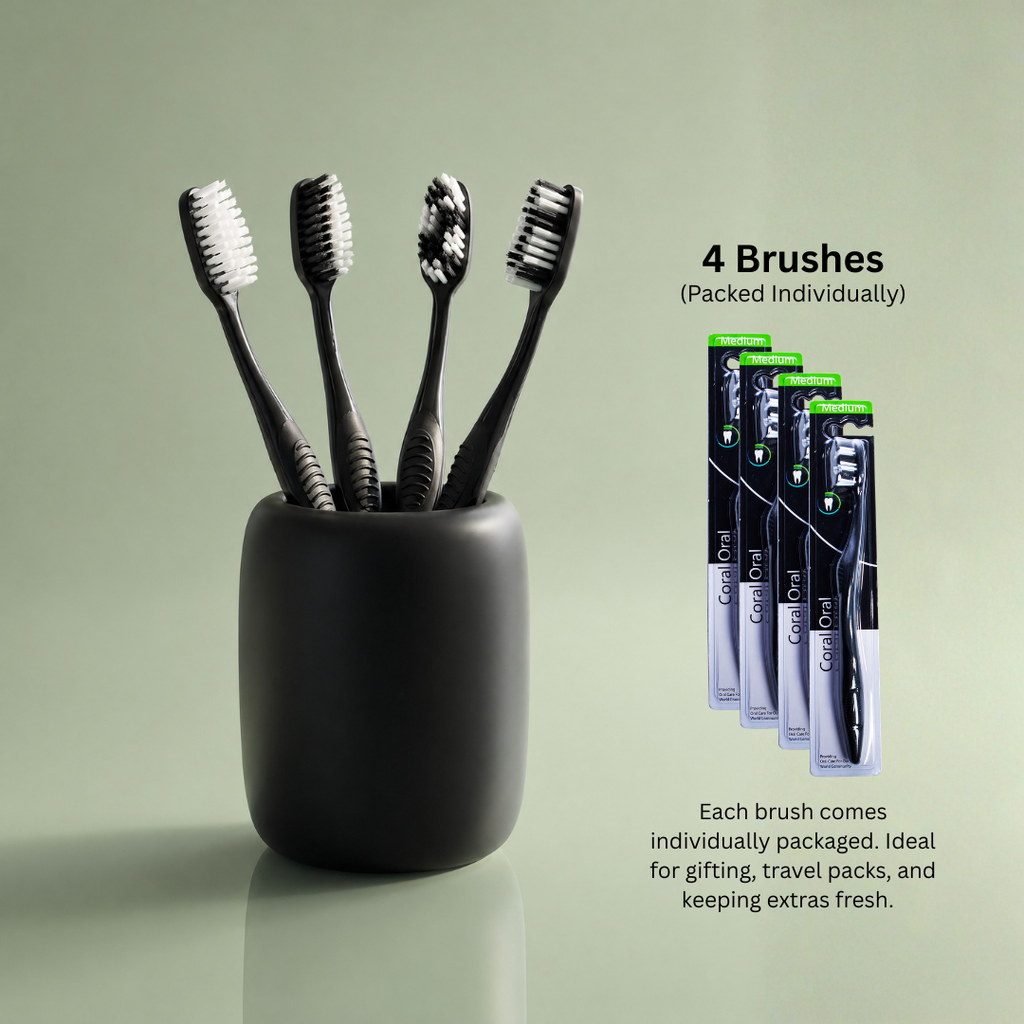 (4) Single-Pack Toothbrushes