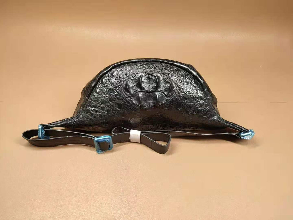 Crocodile Leather Crossbody Bag Money Shoulder Pack Men's