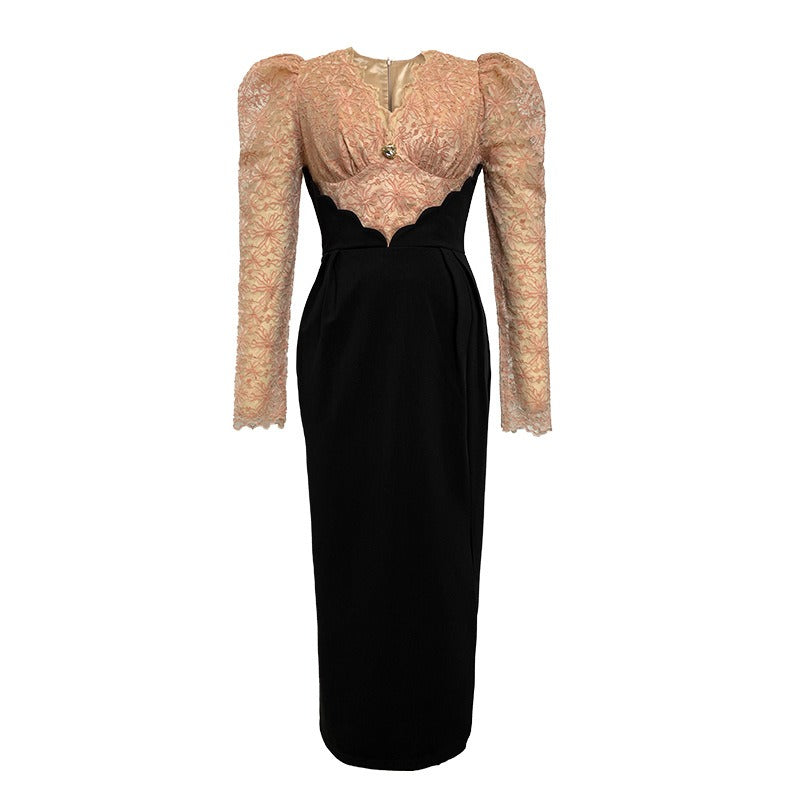 Black & Pink Dress Women's