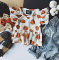 Pumpkin Peplum Shirt 🎃✨