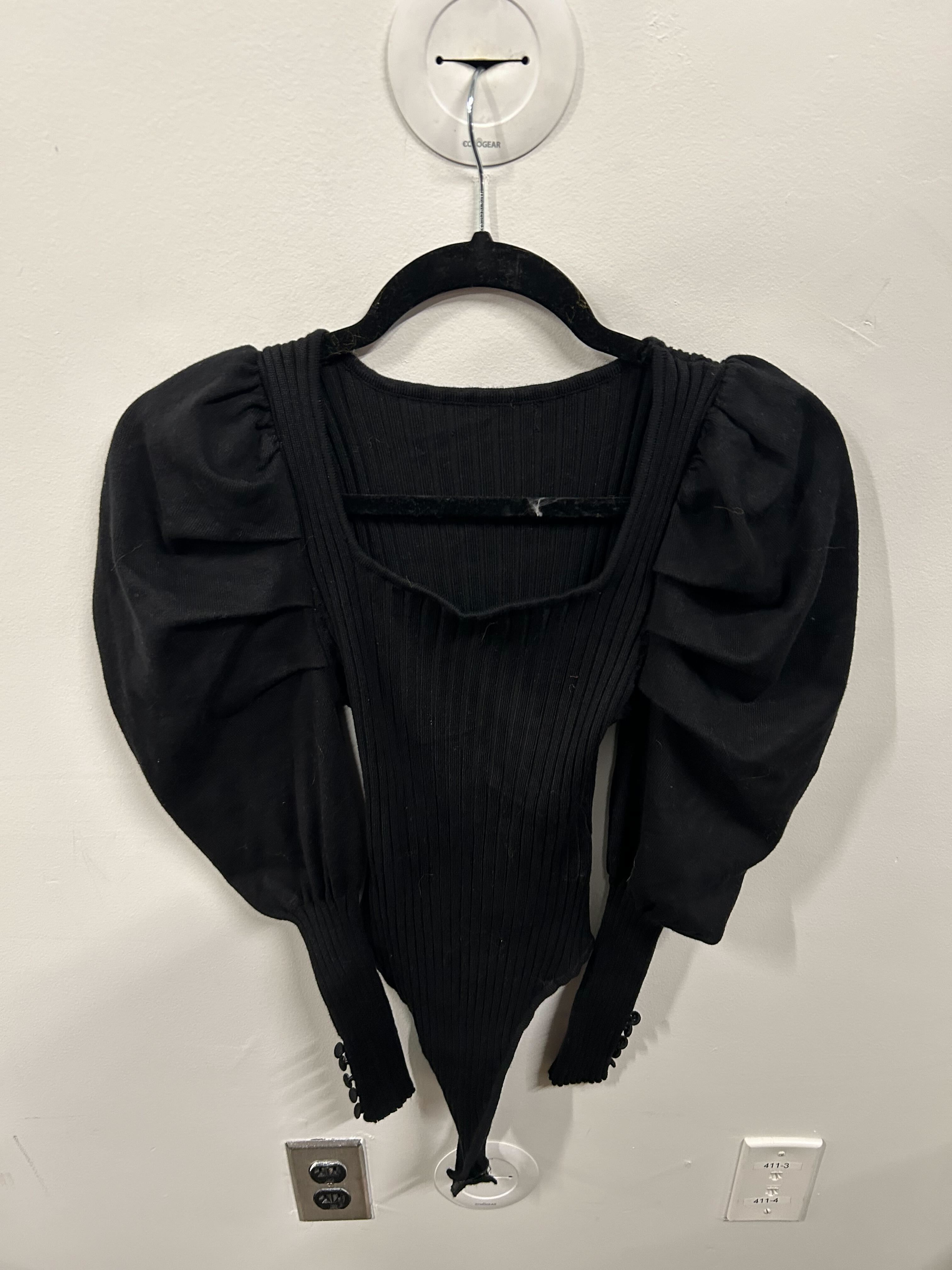 The Audre Sculpted-Sleeve Bodysuit