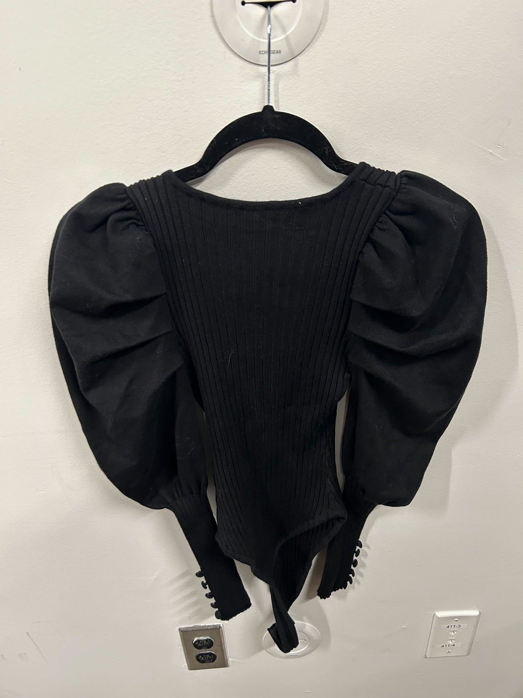 The Audre Sculpted-Sleeve Bodysuit