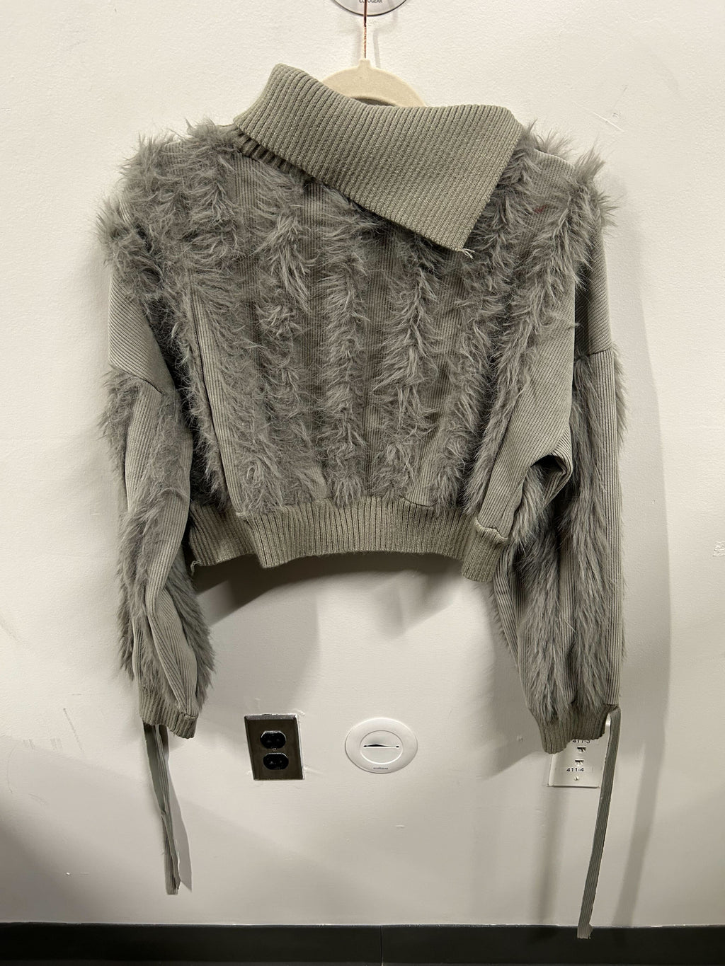 The Fara Textured Funnel-Neck Sweater