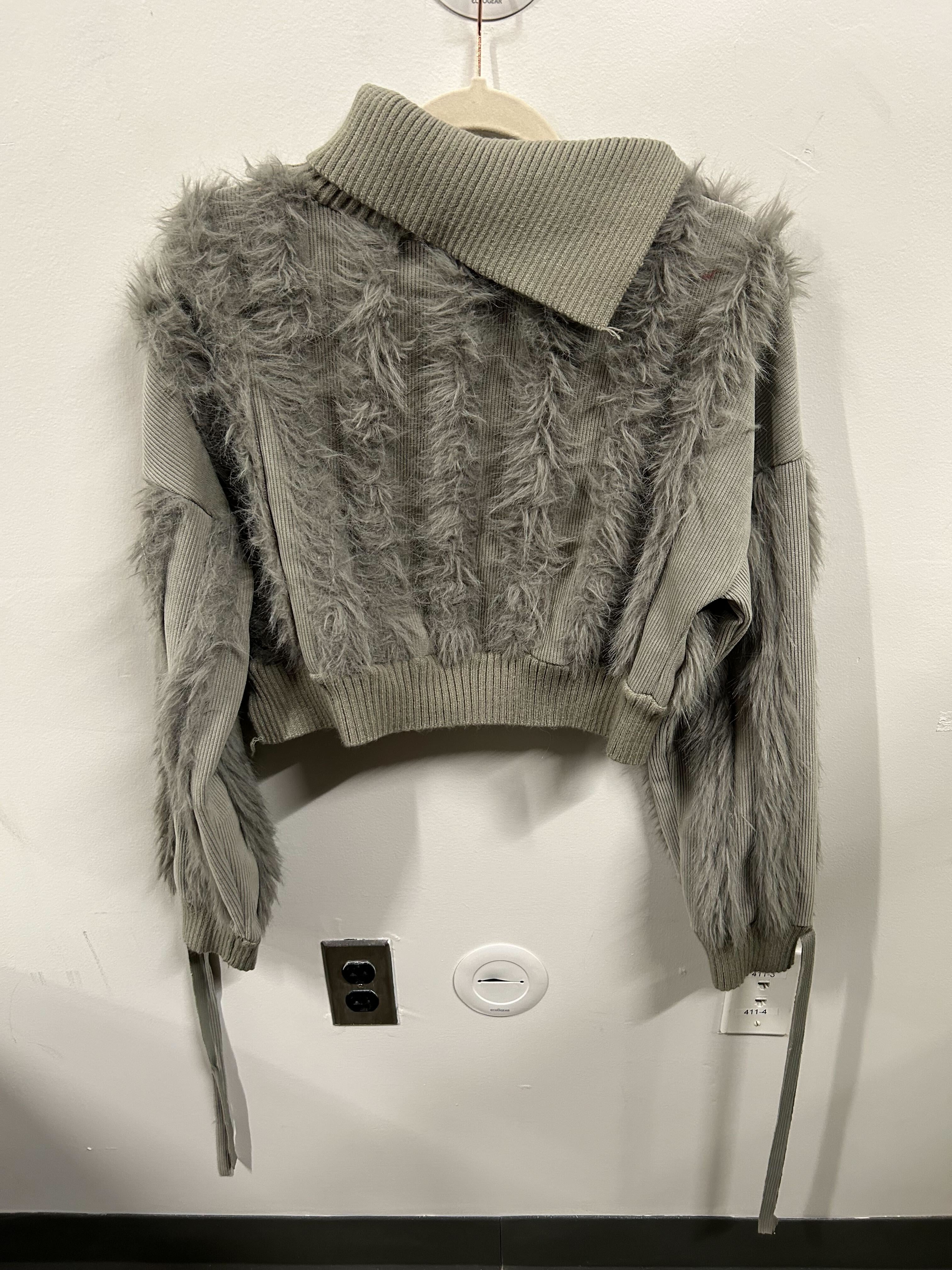 The Fara Textured Funnel-Neck Sweater