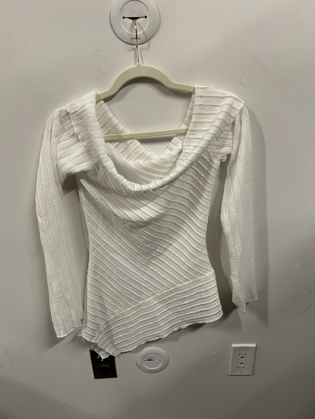 The Asymmetric Drape Knit Top