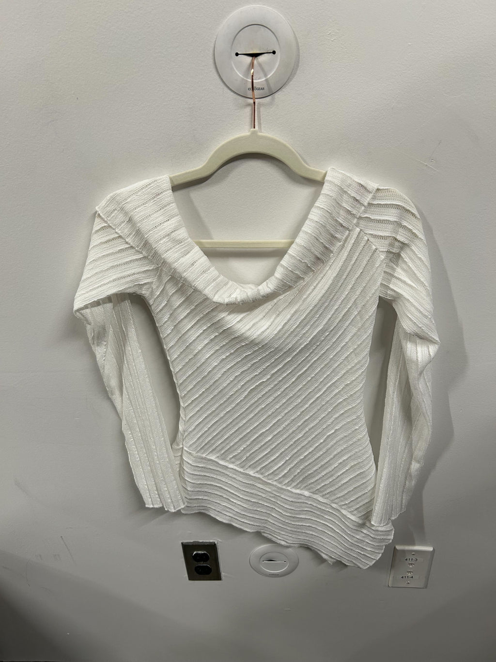 The Asymmetric Drape Knit Top