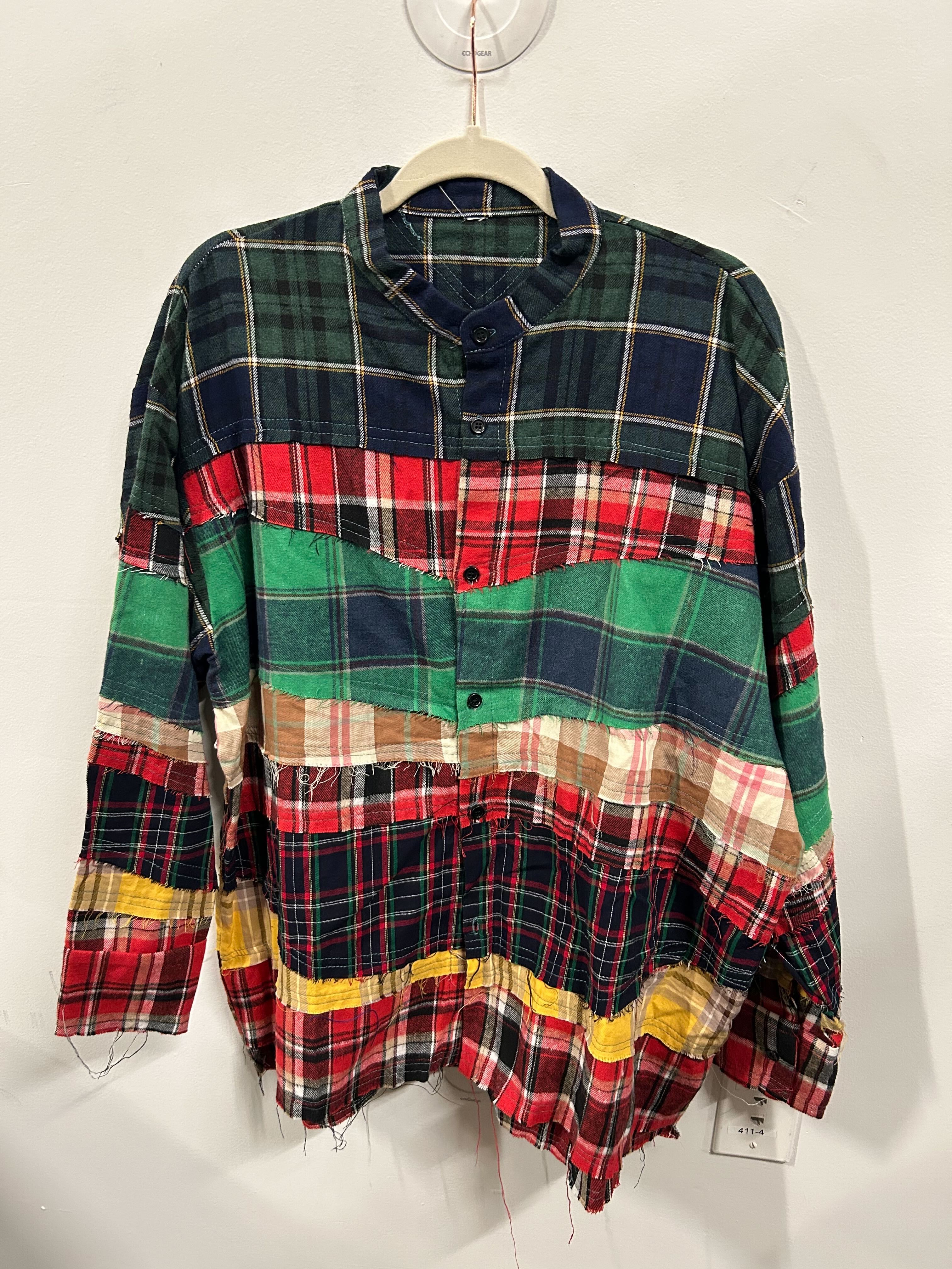Artisanal Patchwork Flannel Tunic