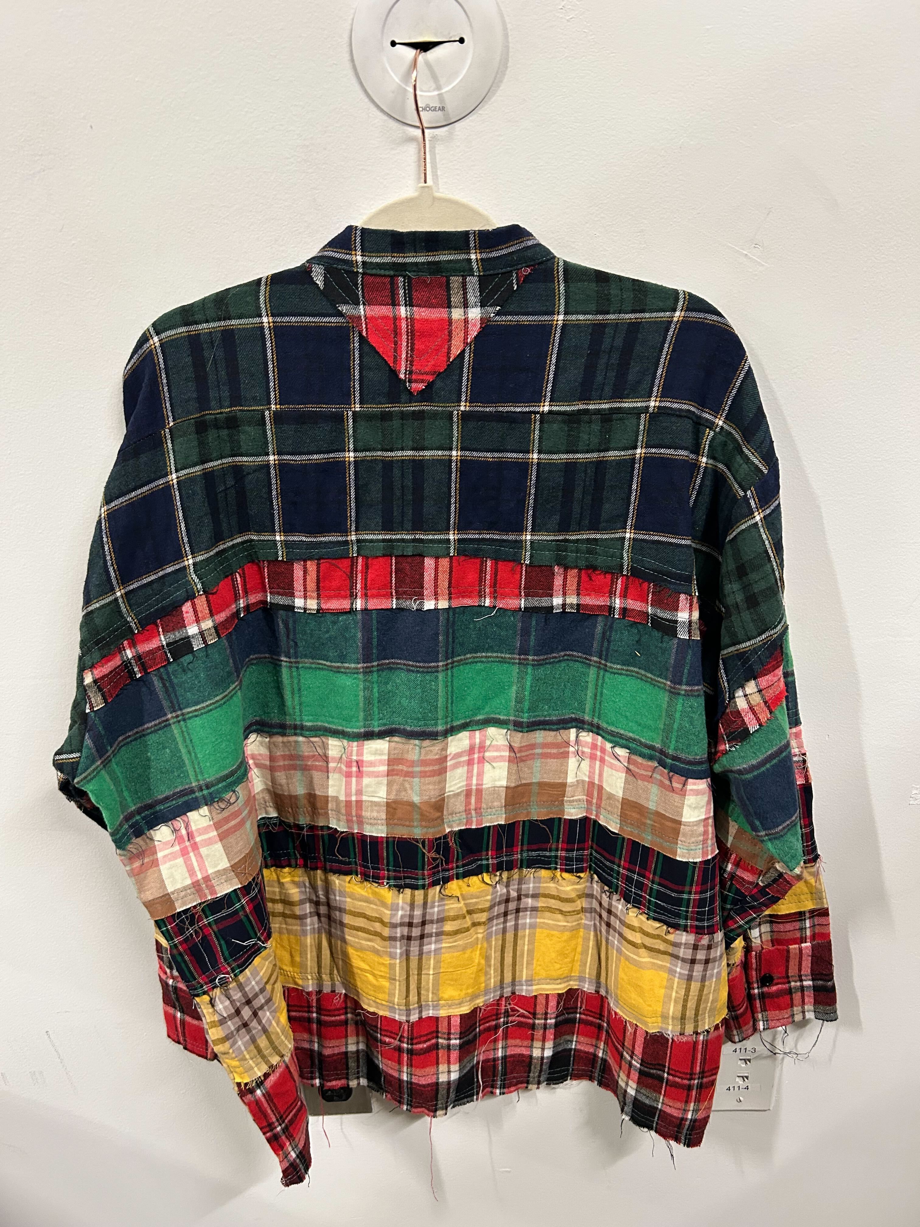 Artisanal Patchwork Flannel Tunic