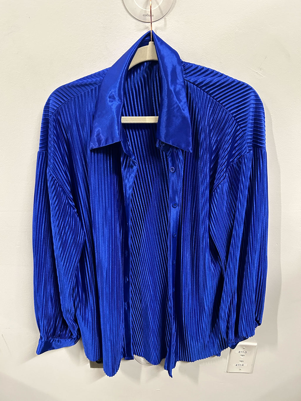 Cobalt Plissé Lounge Set