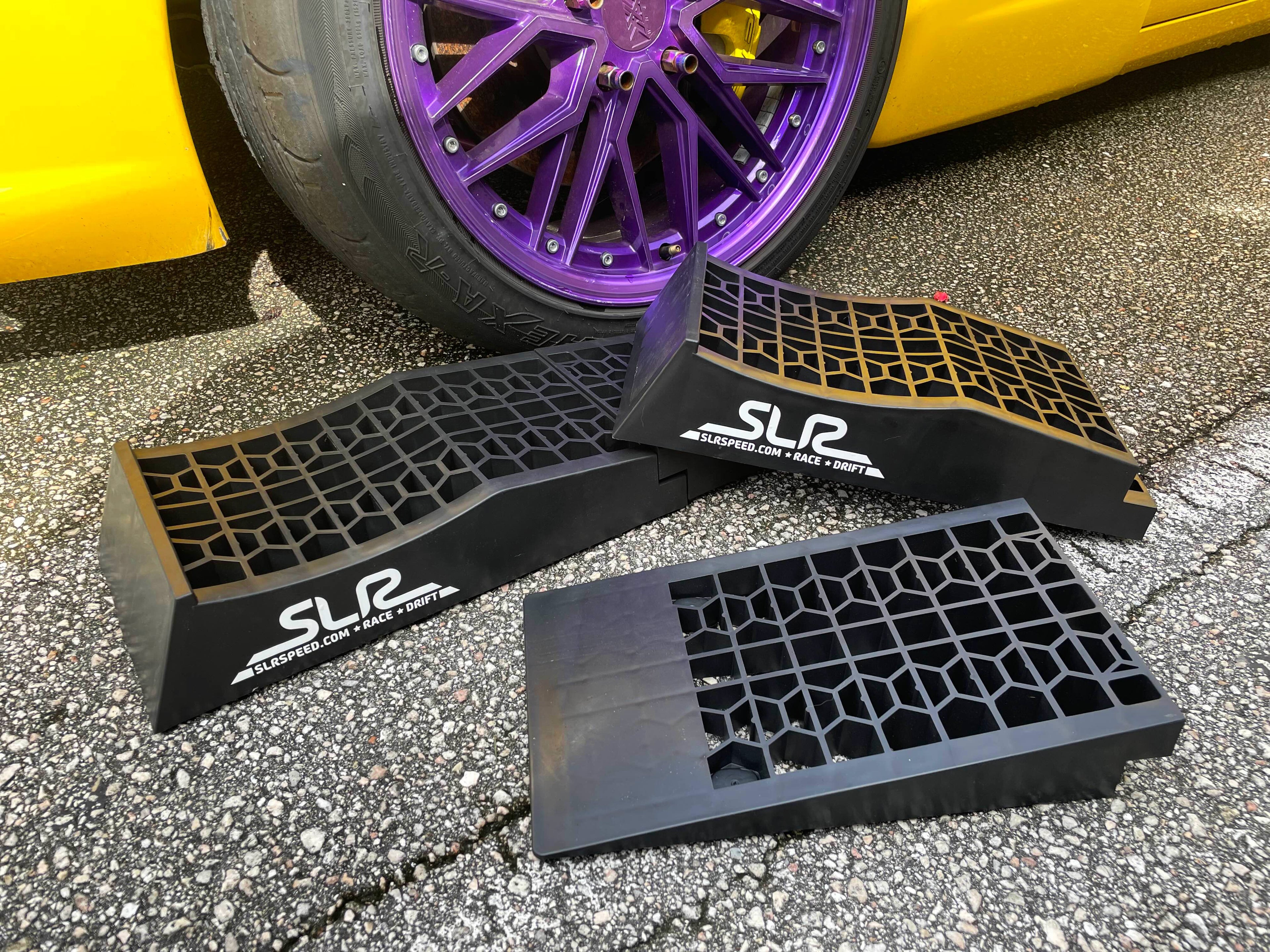 SLR Car Ramps for Low Drift Cars - Split-Style for Easy Jacking