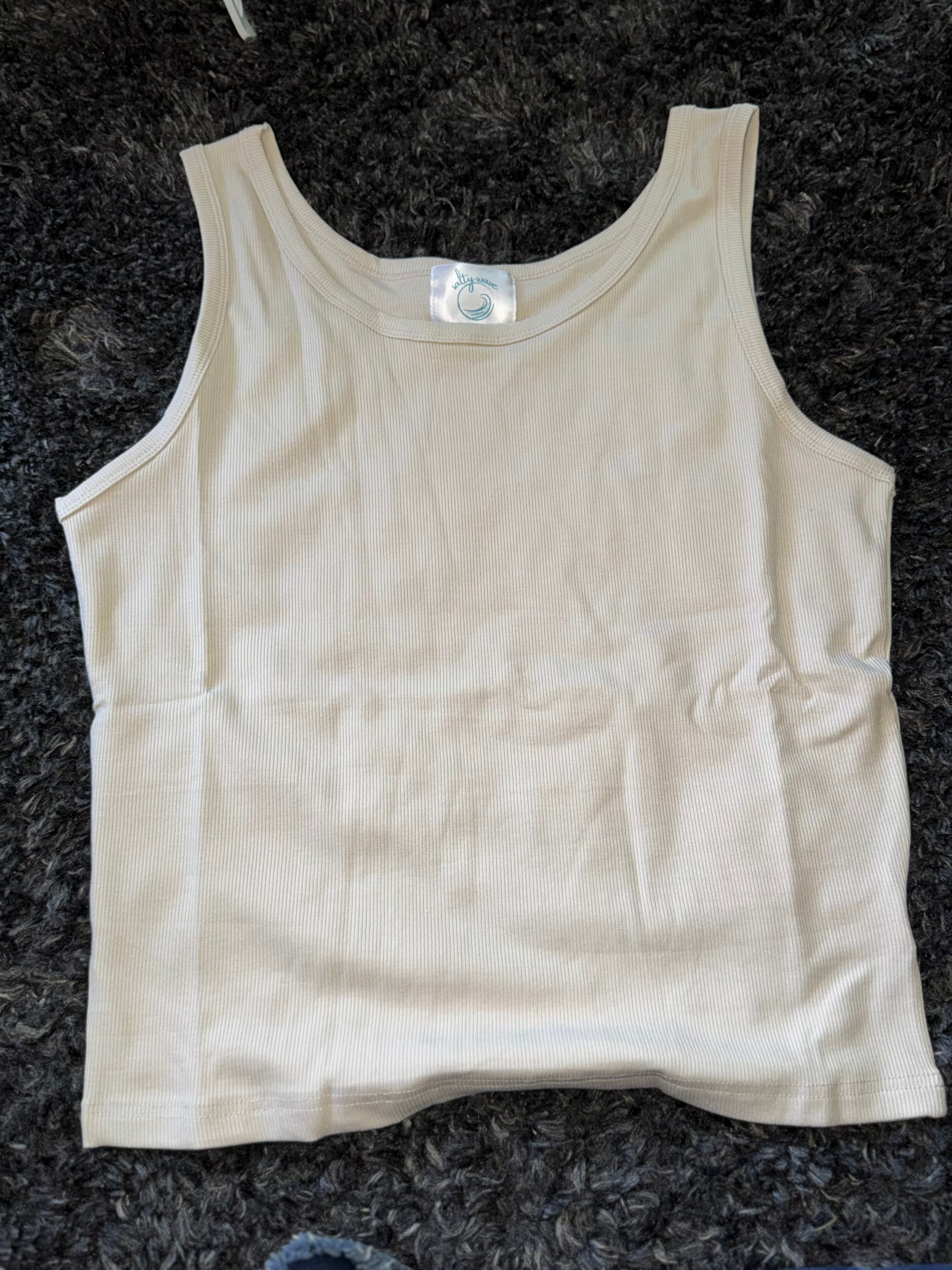 Hold Tight Tank Top in Sand Beige