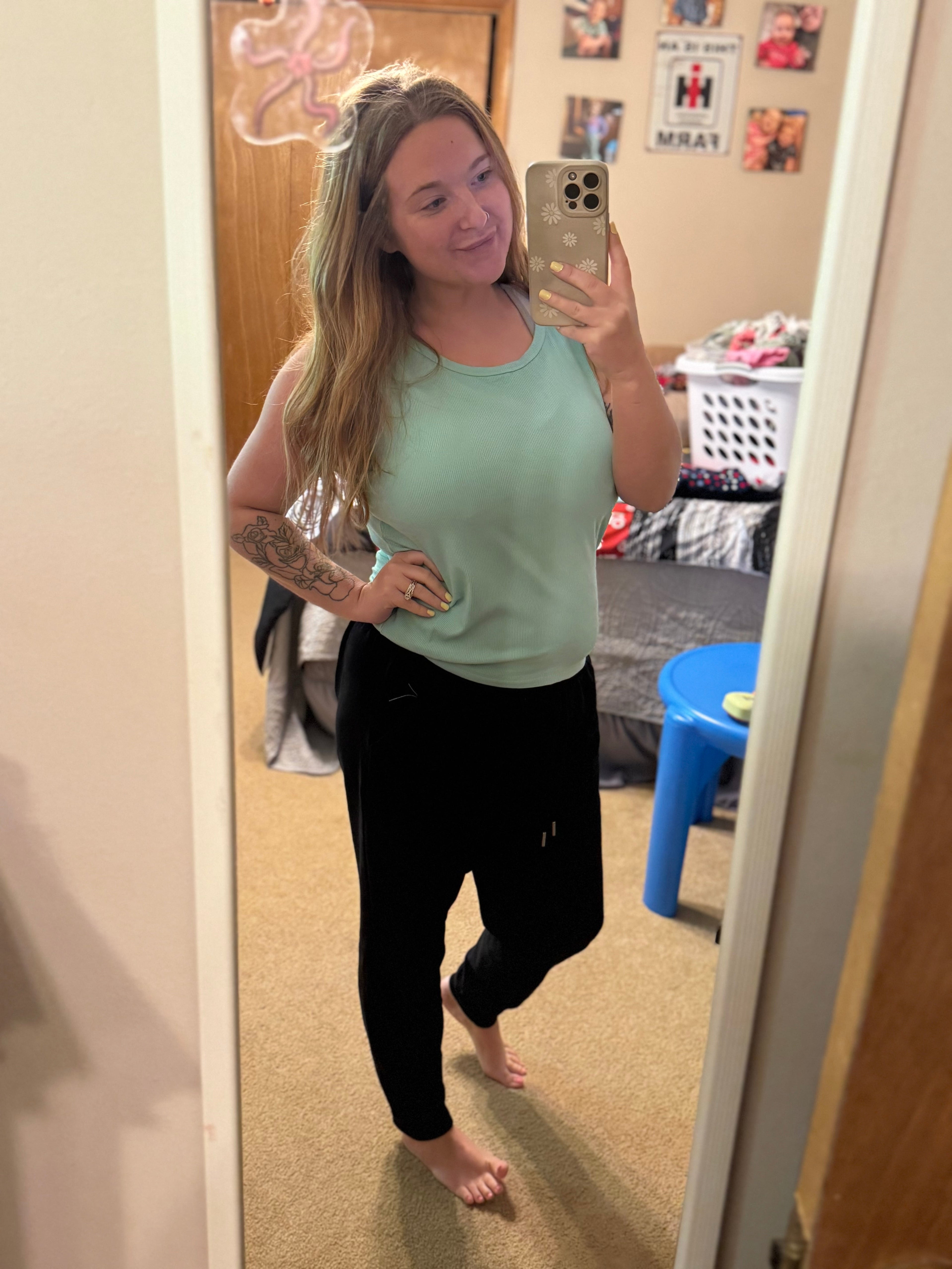 Hold Tight Tank Top in Mint