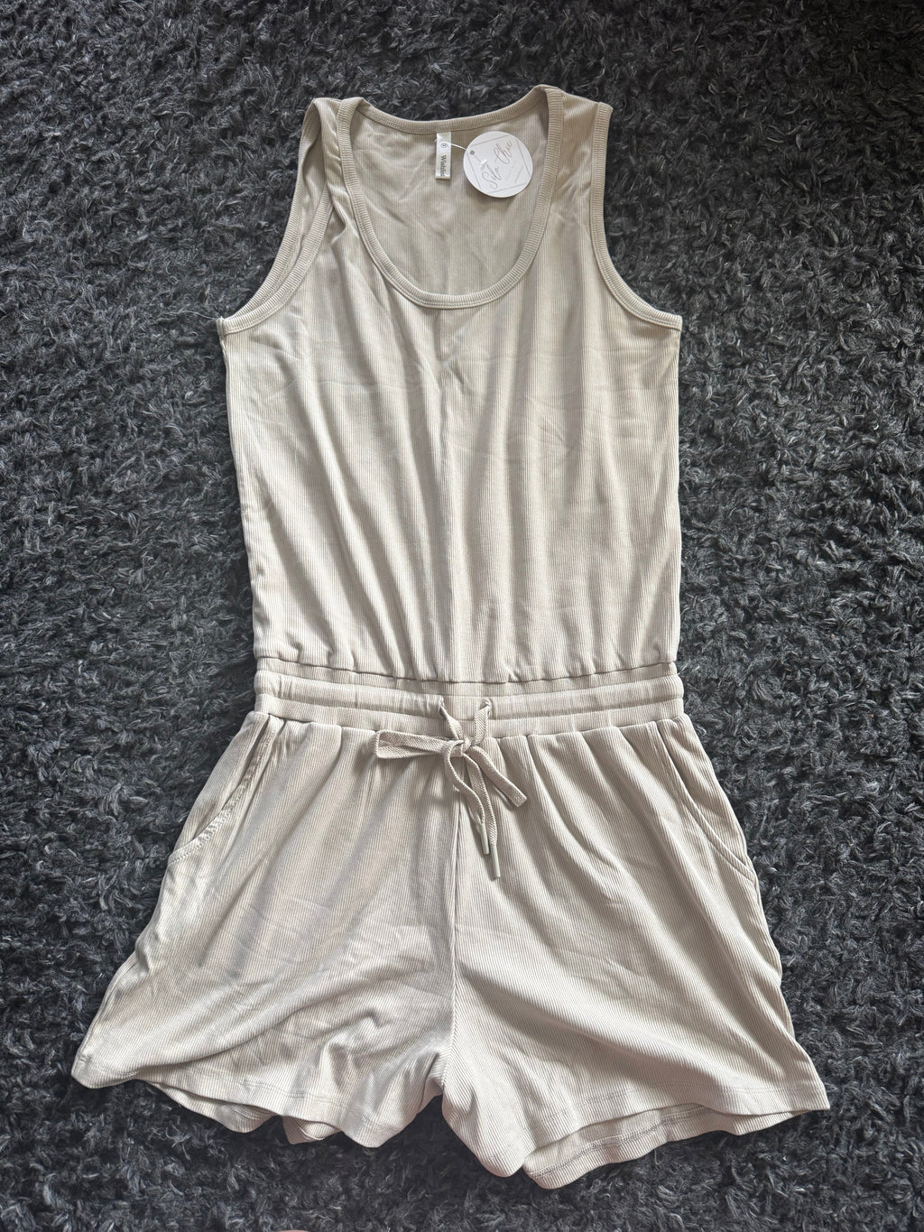 Taupe Romper