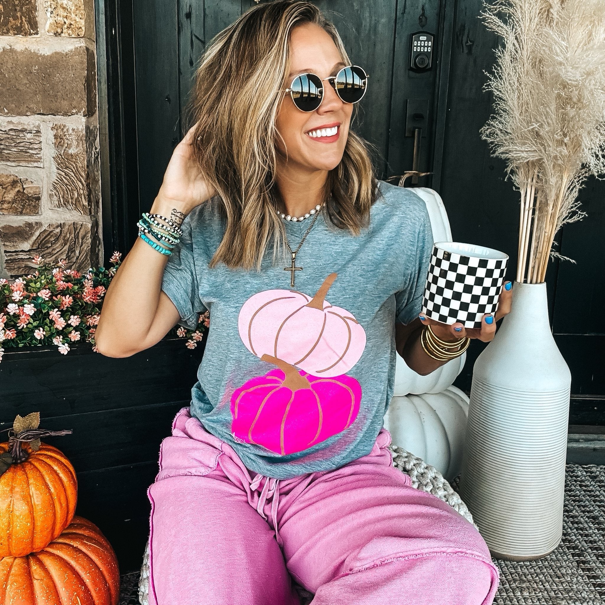 Pink Pumpkin Tee