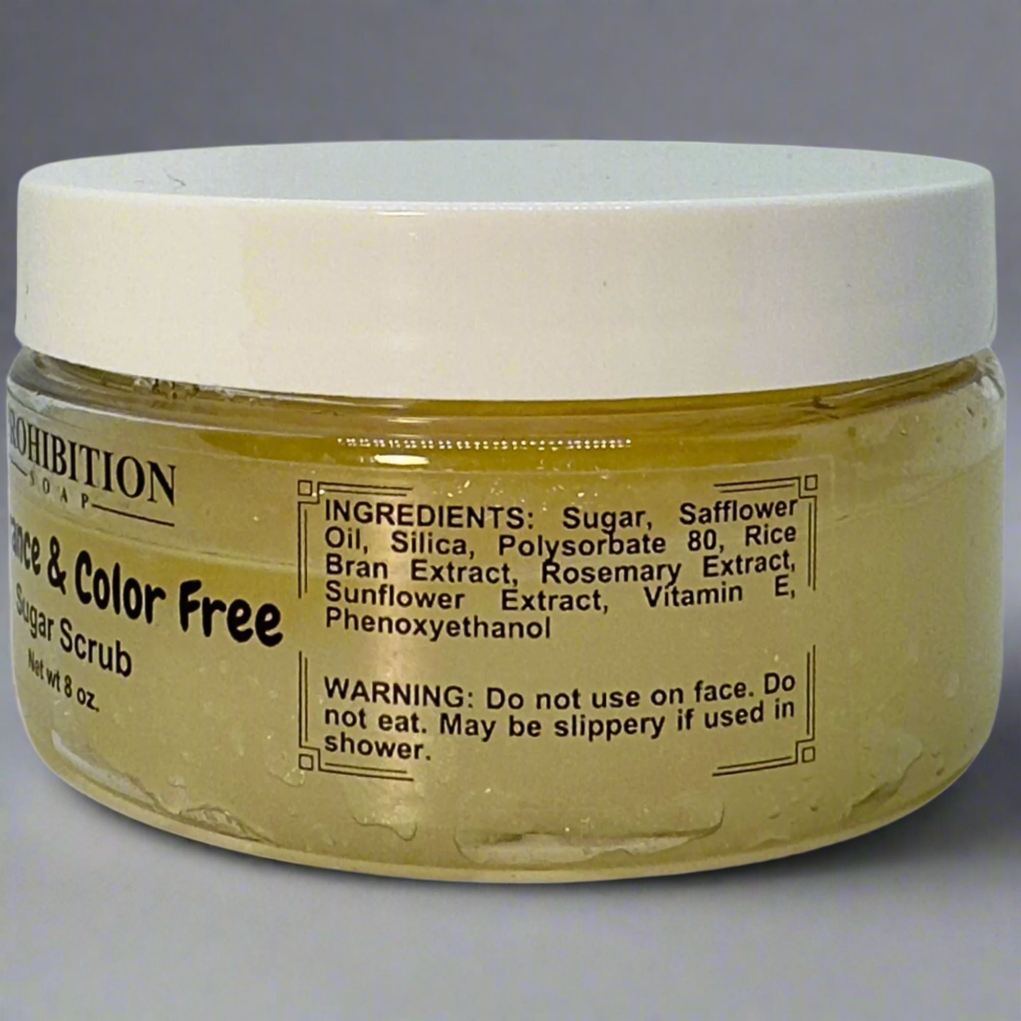 Fragrance & Color Free Sugar Scrub