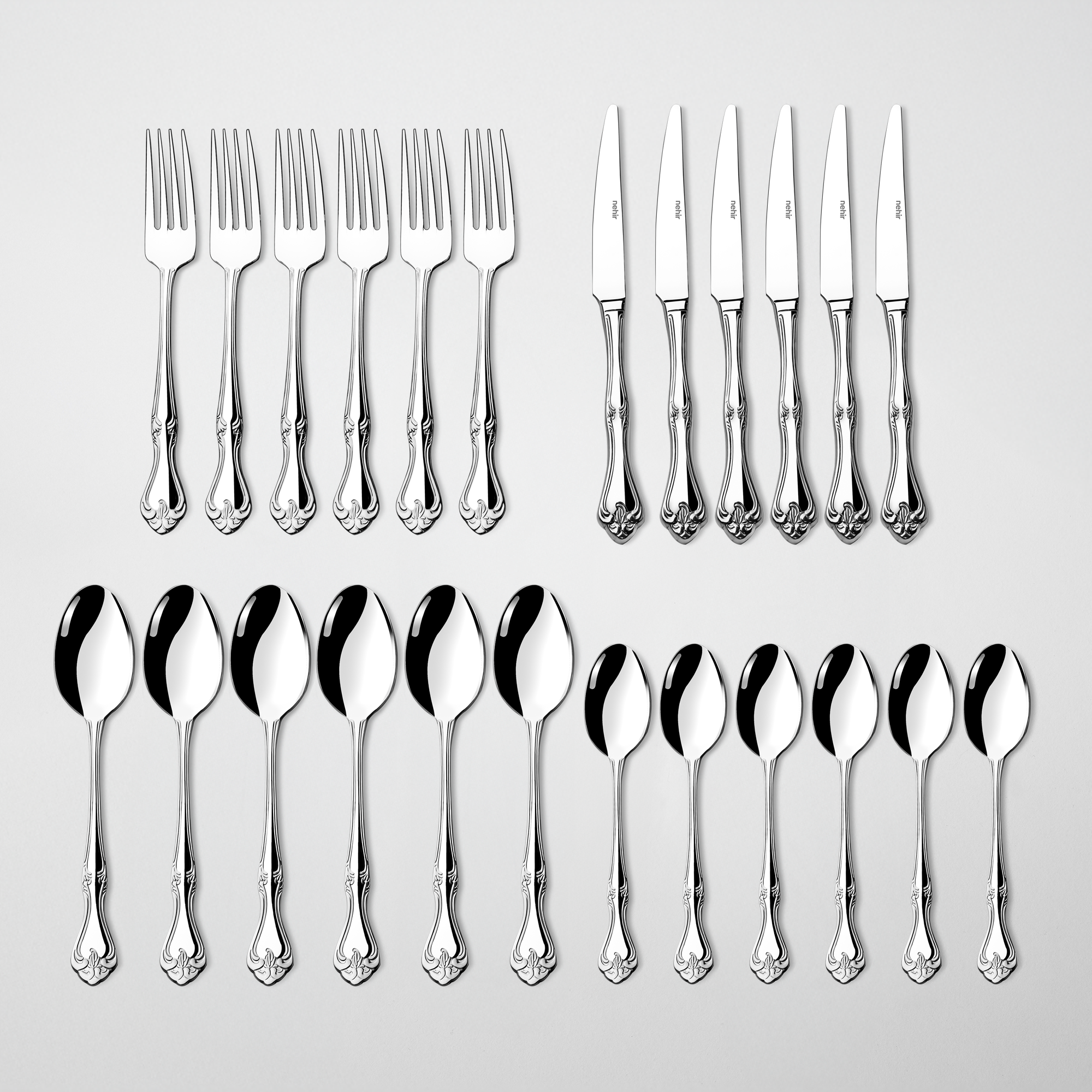 Lalezar 24-Piece Cutlery Set