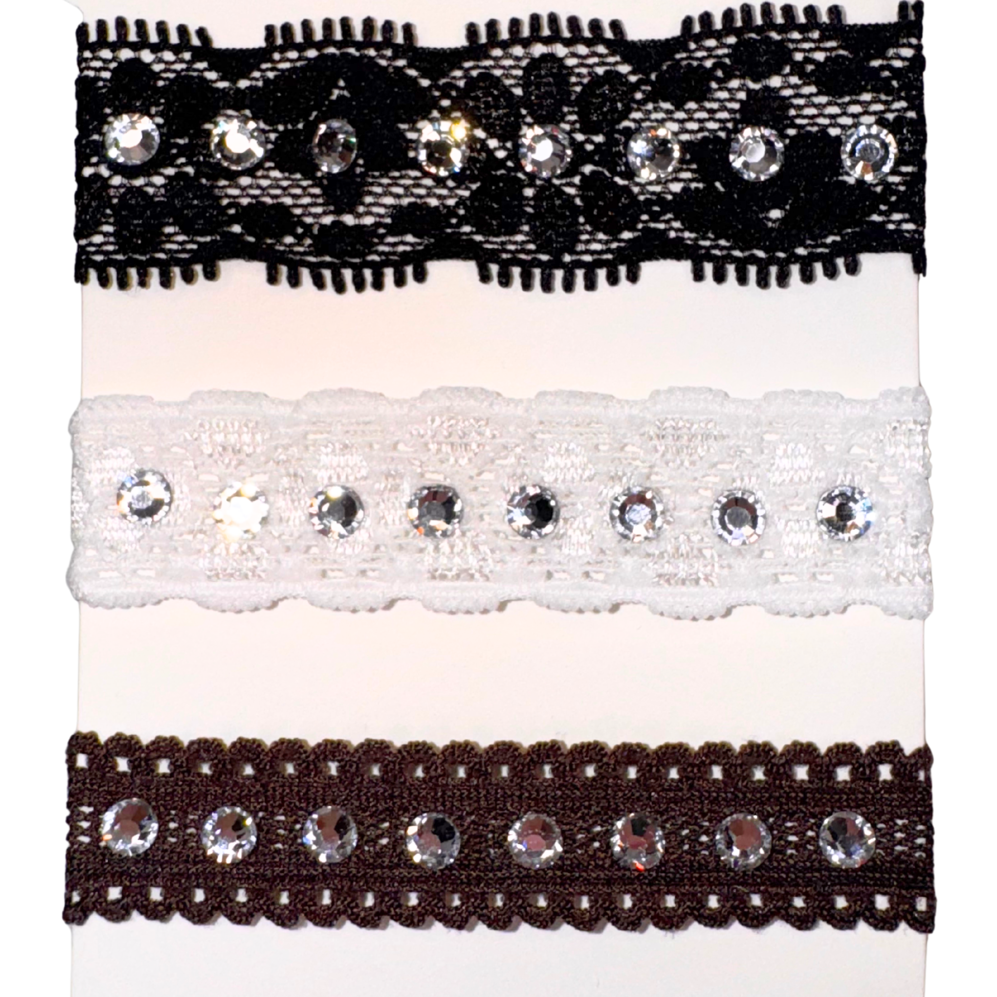 Hidey Bracelet/Hair Ties with Austrian Crystals