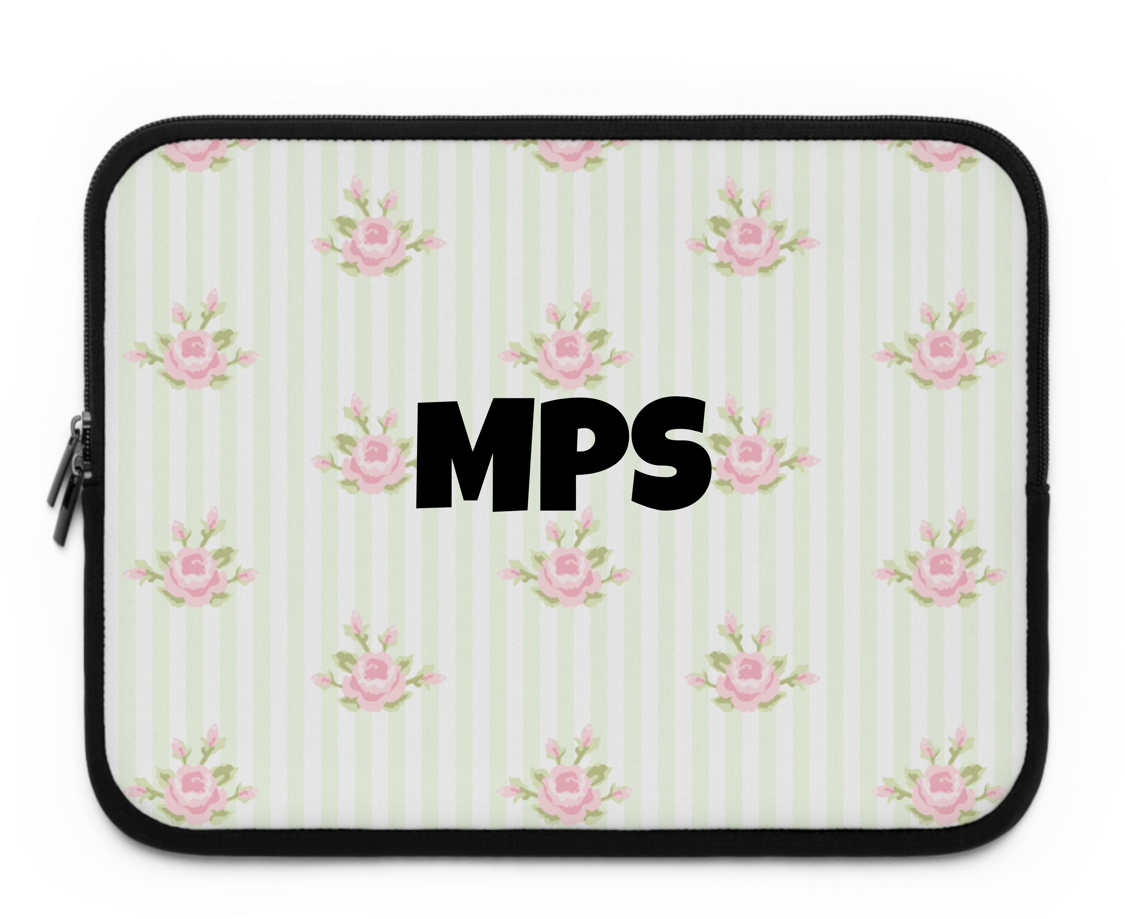 Customizable: Floral Laptop Sleeve, Elegant Computer Case for Women, Perfect Gift for Students, Mother's Day, Accessories for Tech Lovers