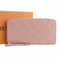 LOUIS VUITTON MONOGRAM EMPREINTE LEATHER WALLET ROSE POUDRE