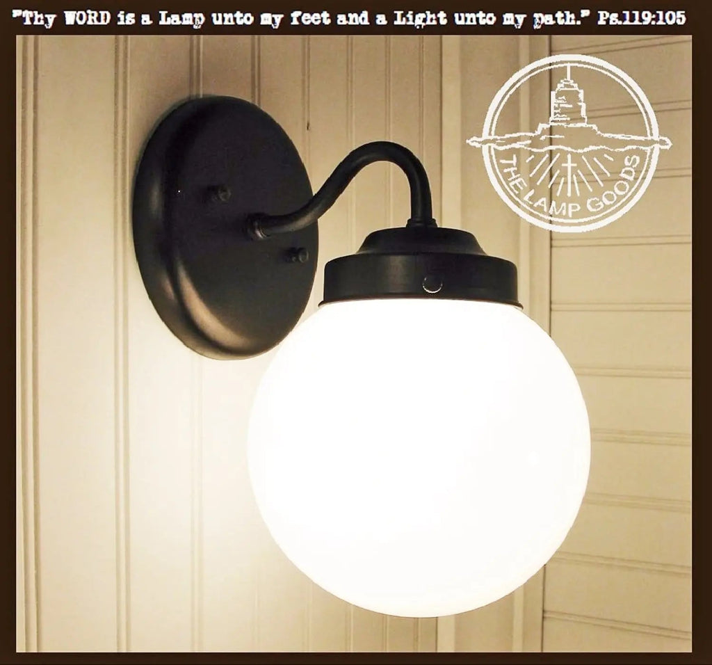6" Milk Glass Replacement Globe