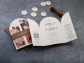 Arch Wedding Invitation with Couple Photo